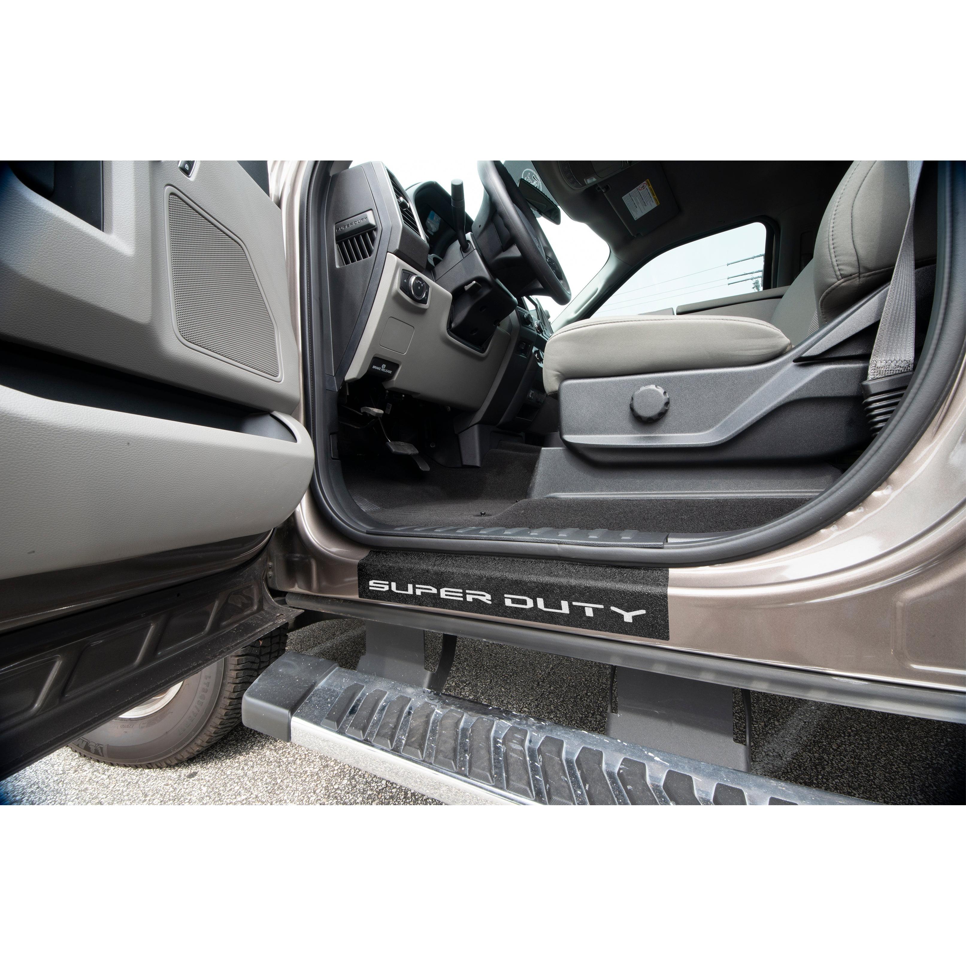 Door Sill Protection Overlays (Textured) Fits 2017-2022 Ford Super Duty