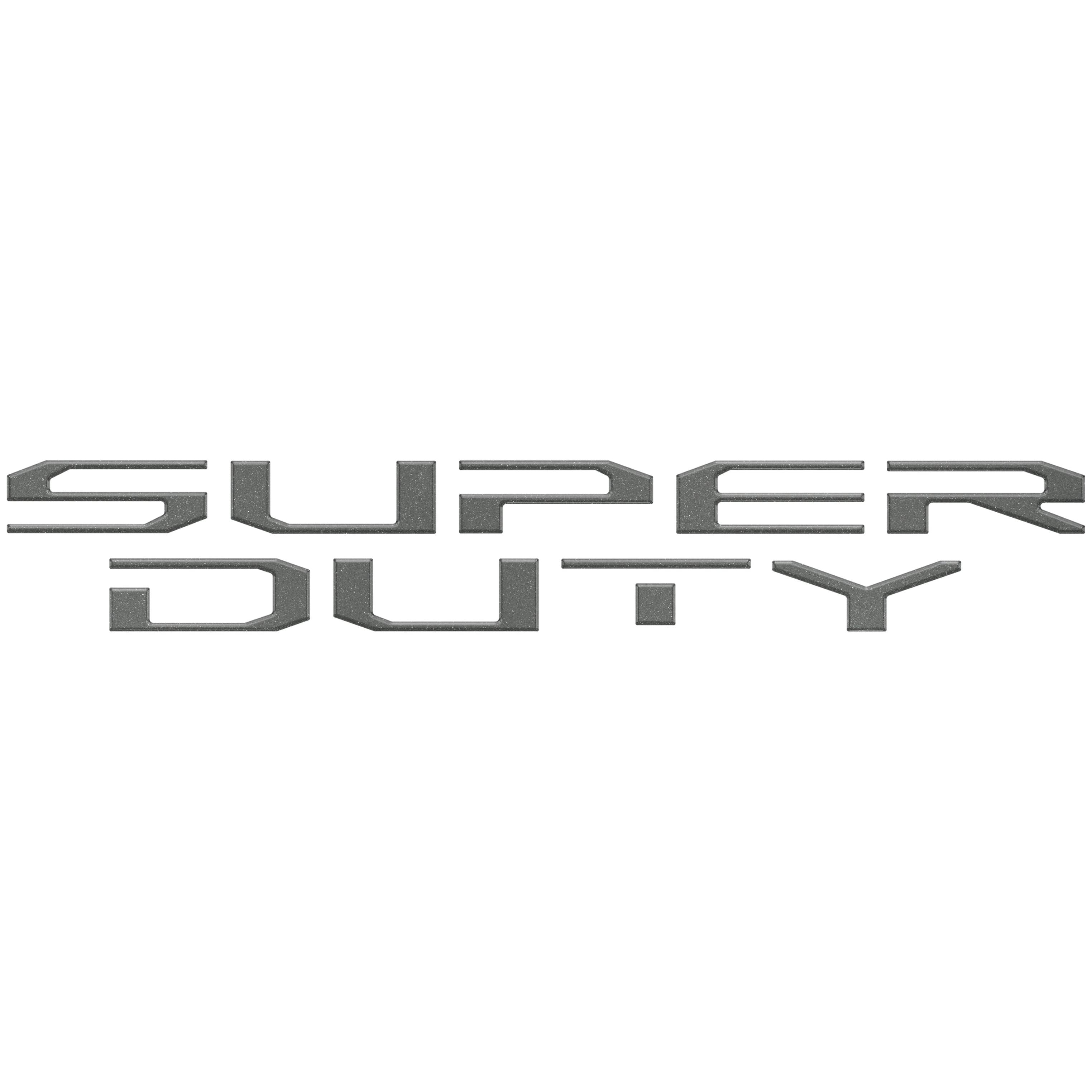 Tailgate Letter Overlays Fits 2020-2022 Ford Super Duty