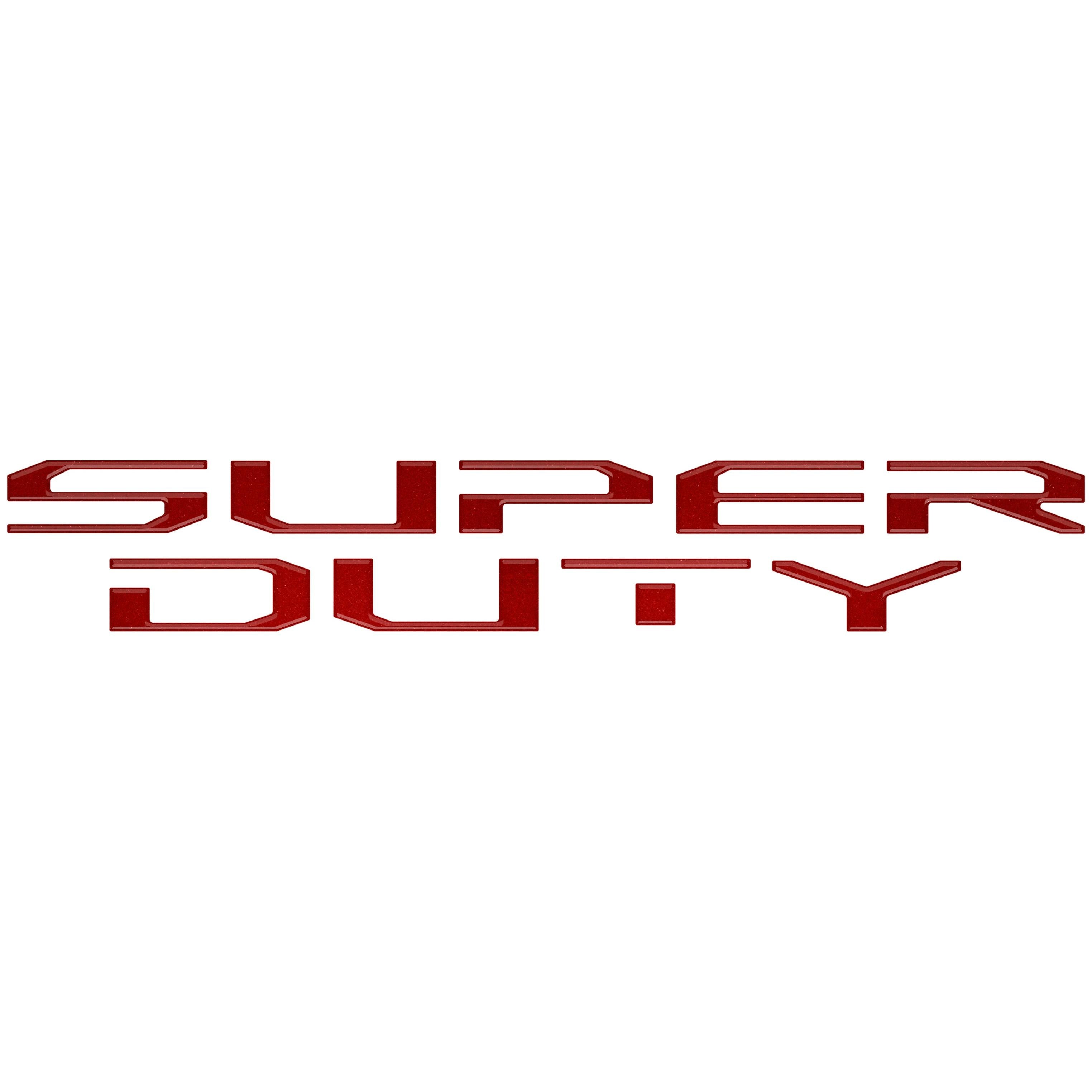 Tailgate Letter Overlays Fits 2020-2022 Ford Super Duty