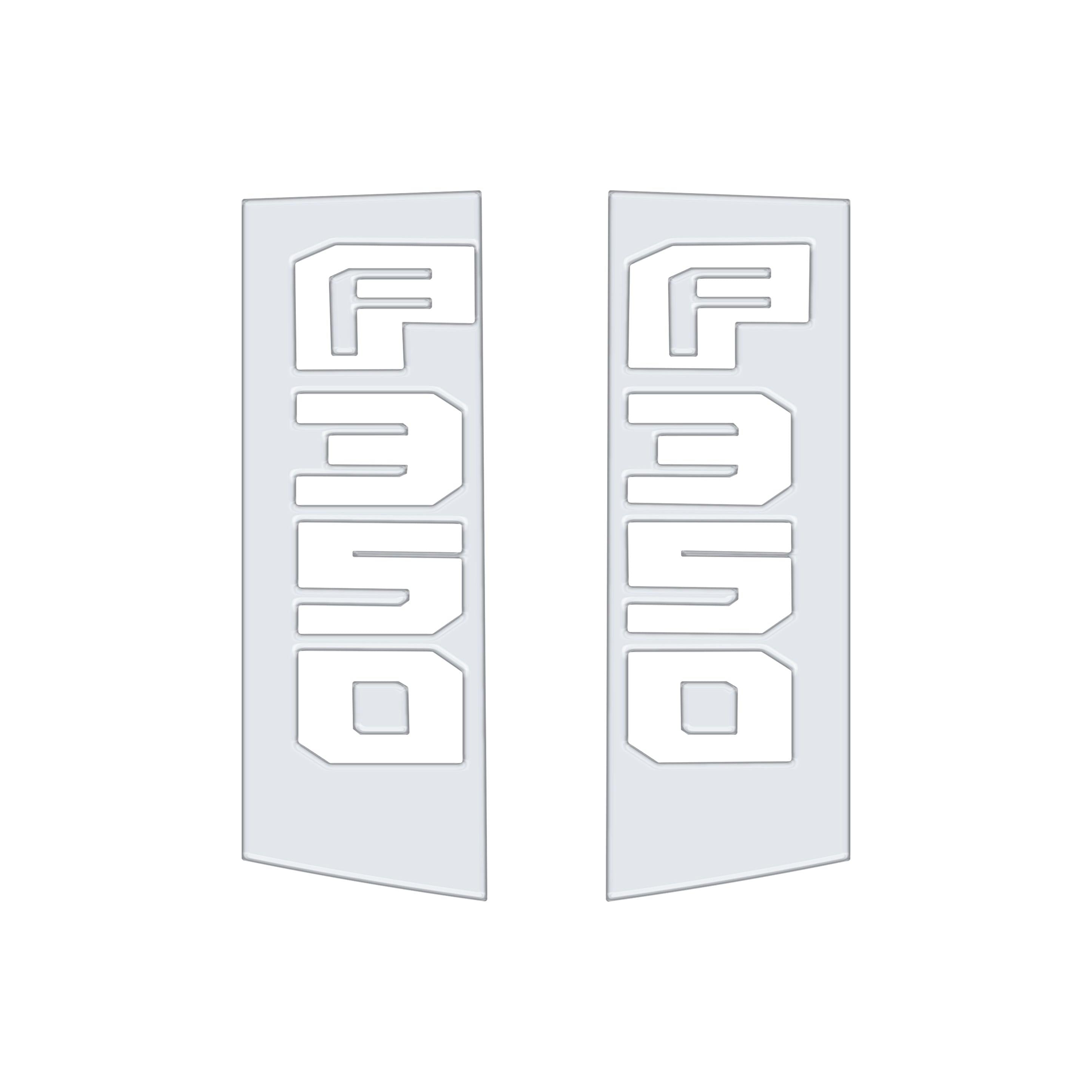 Side Emblem Accent Trim Fits 2017-2022 Ford Super Duty