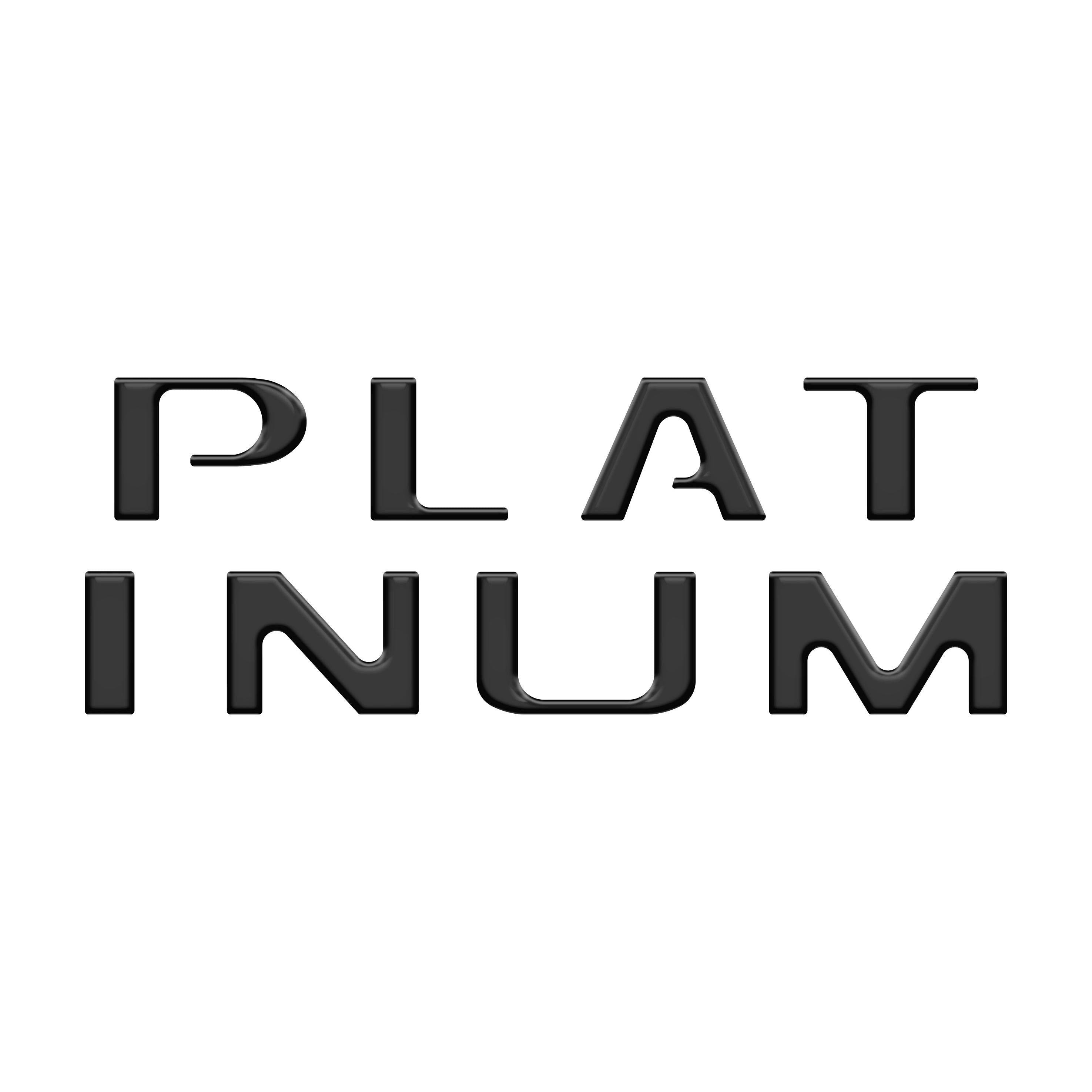 Platinum Tailgate Letter Overlays Fits 2020-2022 Ford Super Duty