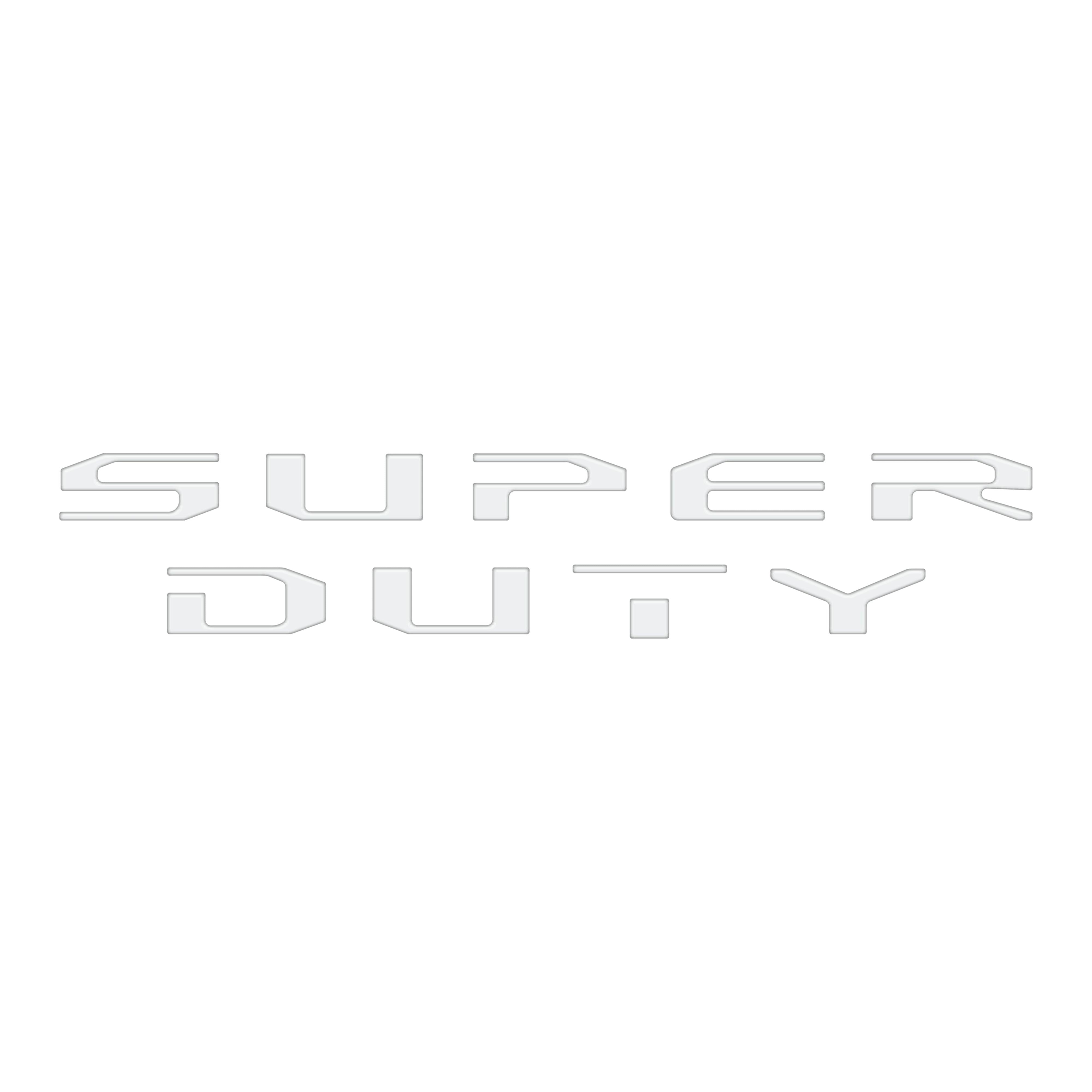 Glovebox Letters Fits 2023-2026 Ford Super Duty