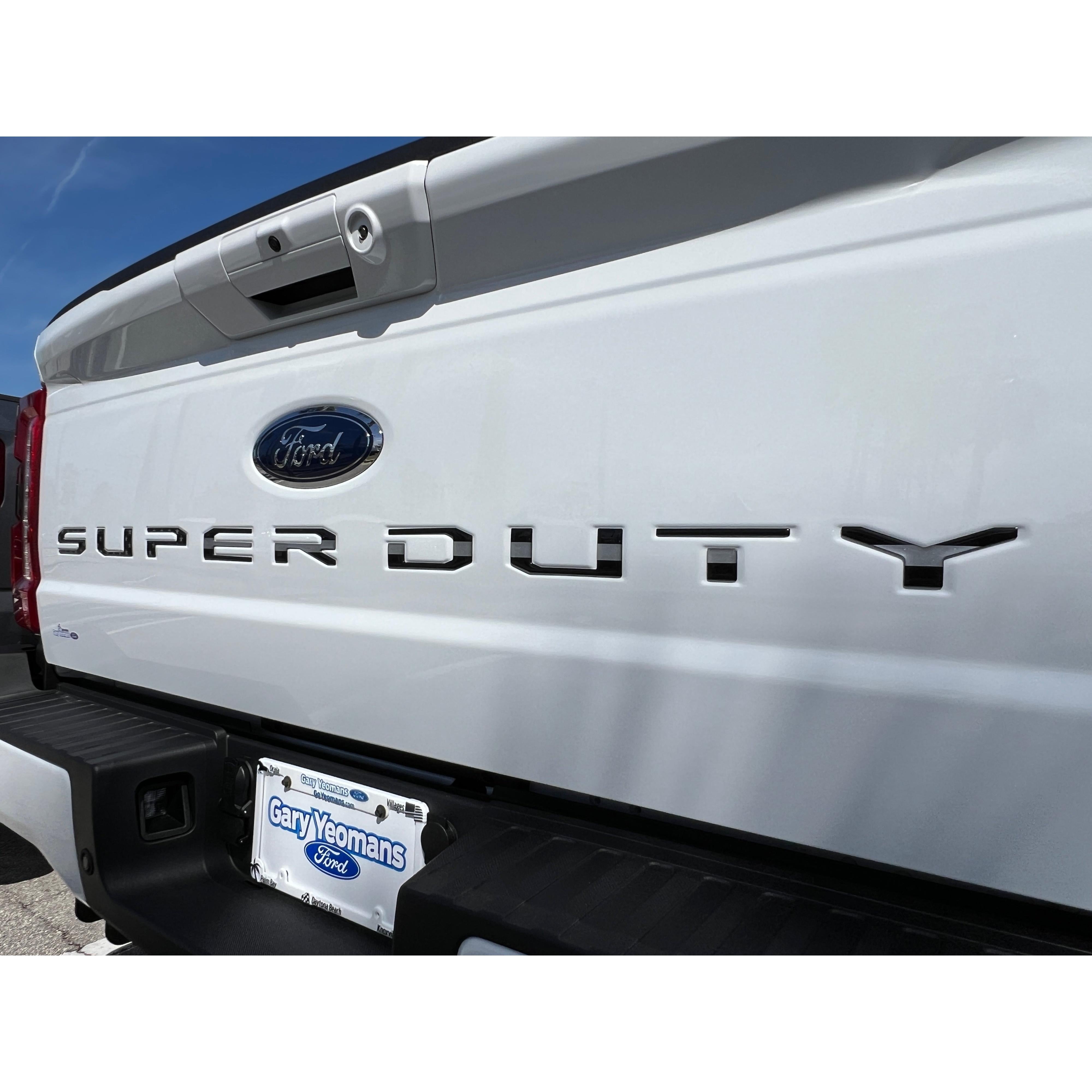 Tailgate Letter Inserts Fits 2023-2026 Ford Super Duty XL/XLT/STX/Tremor/Lariat
