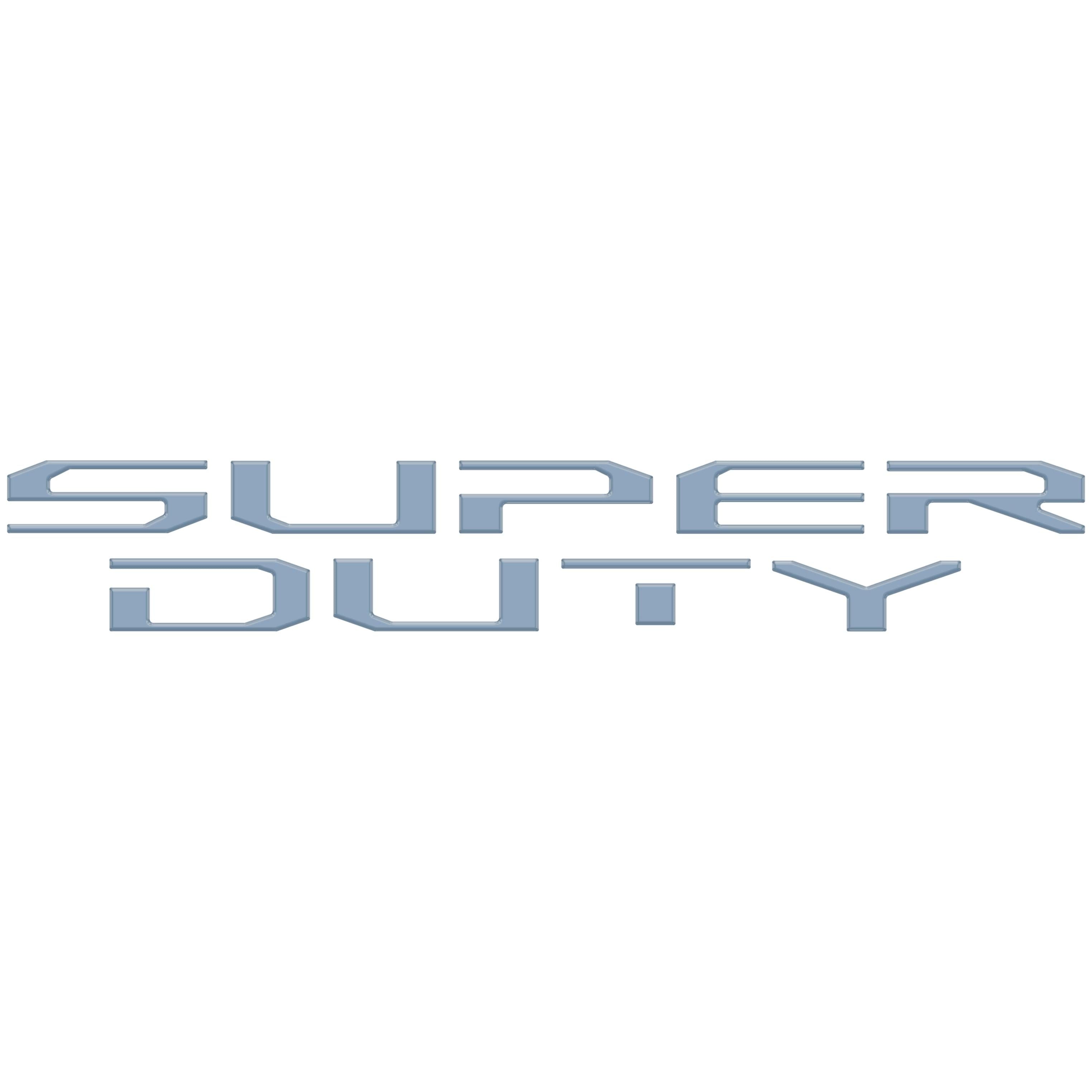 Hood Letter Inserts Fits 2023-2026 Ford Super Duty