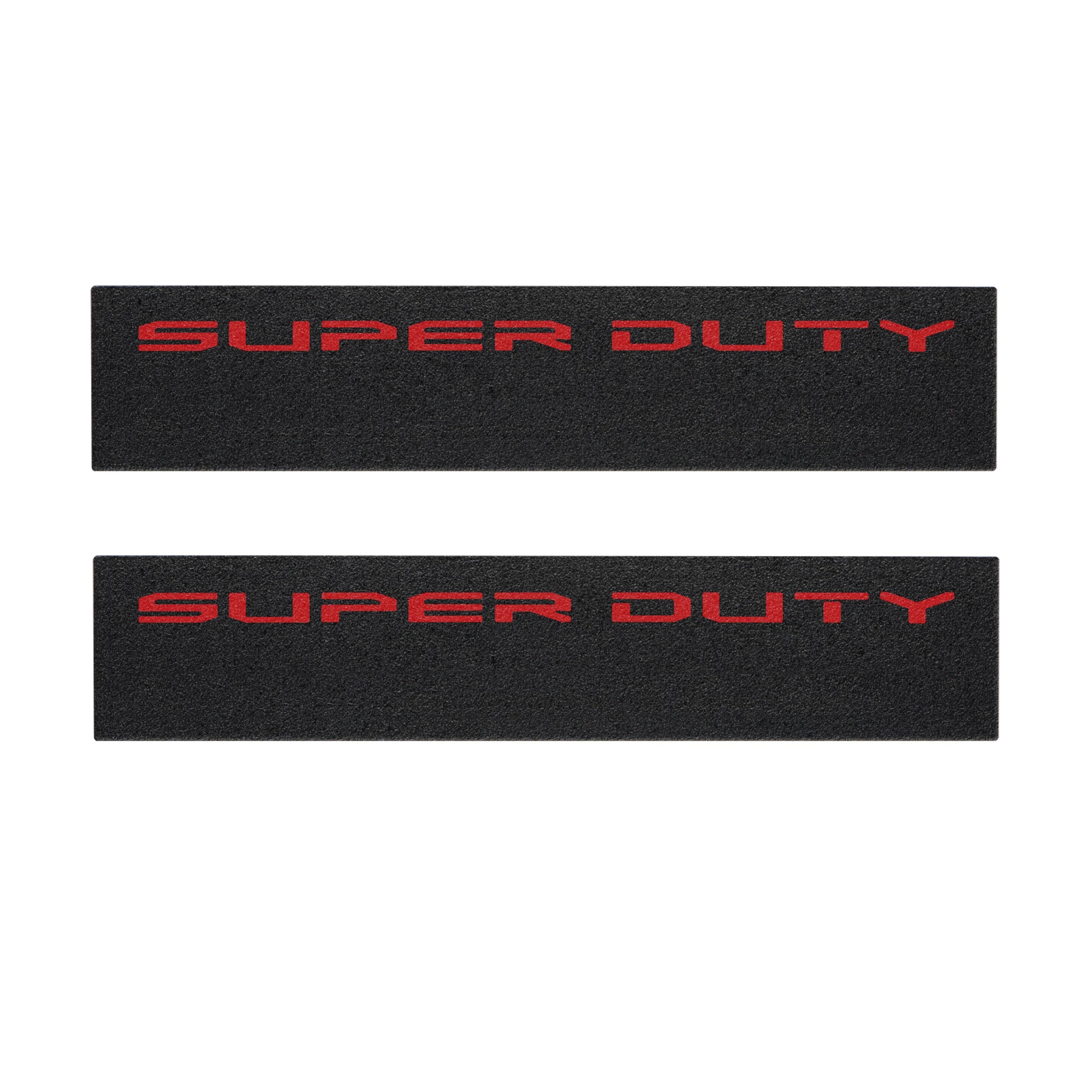 Door Sill Protection Overlays (Textured) Fits 2023-2026 Ford Super Duty