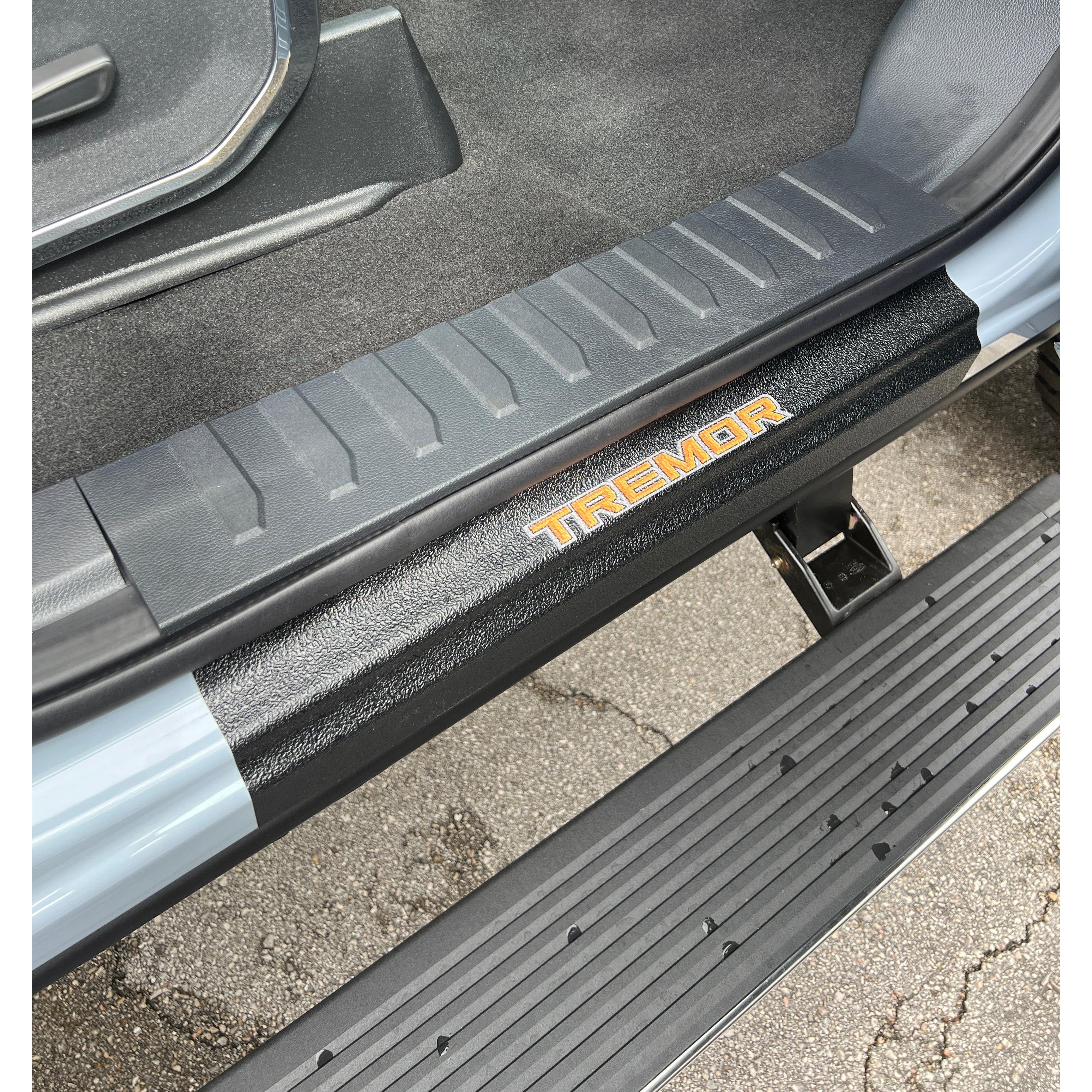 Door Sill Protection Overlays (Textured) Fits 2023-2026 Ford Super Duty
