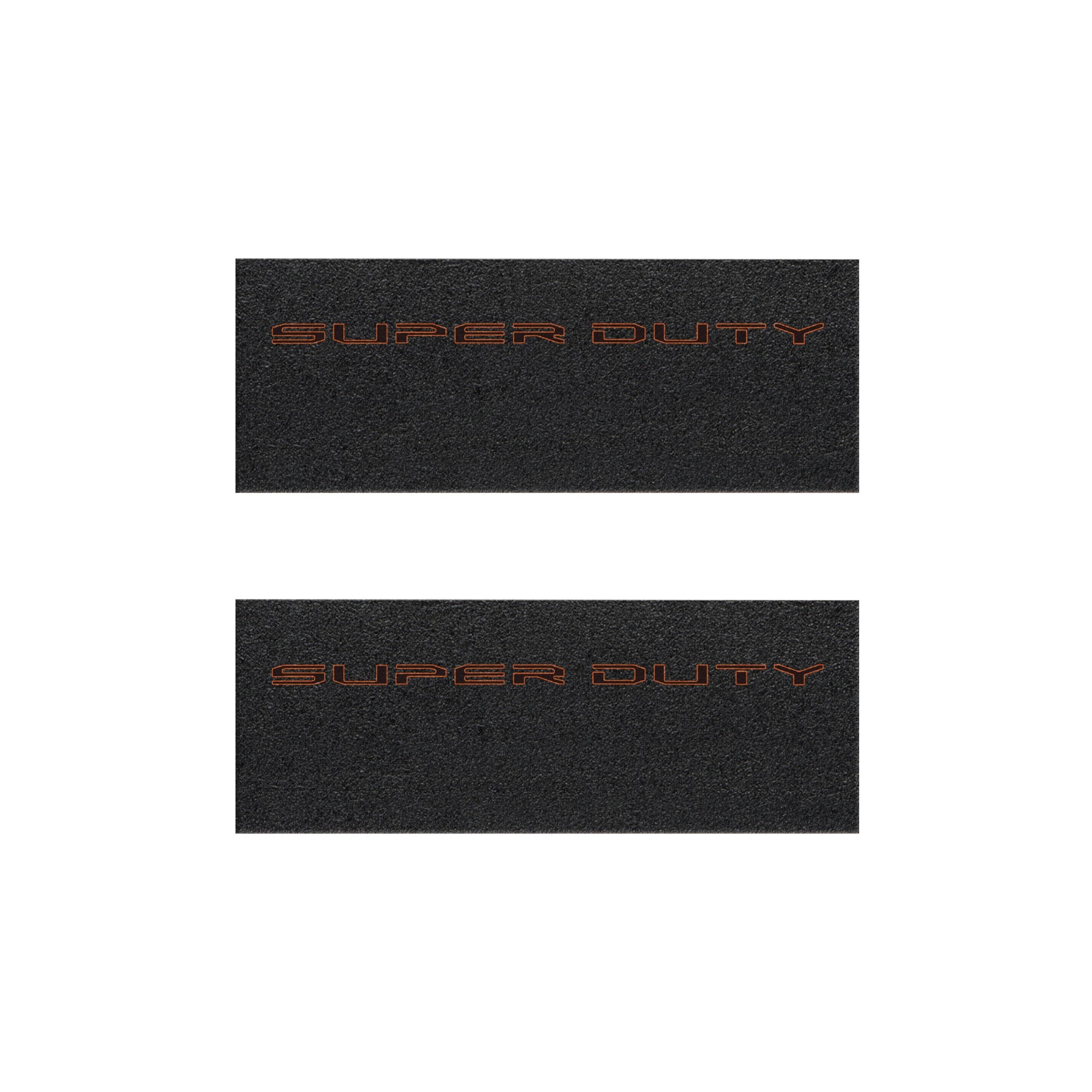 Door Sill Protection Overlays (Textured) Fits 2023-2026 Ford Super Duty