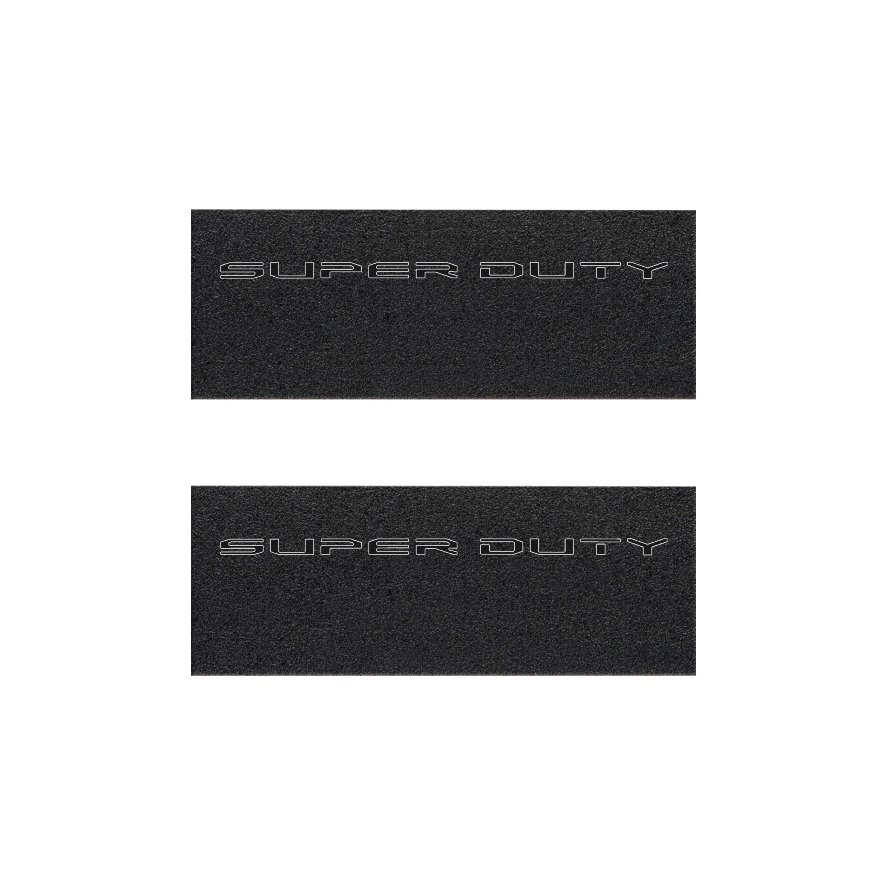 Door Sill Protection Overlays (Textured) Fits 2023-2026 Ford Super Duty