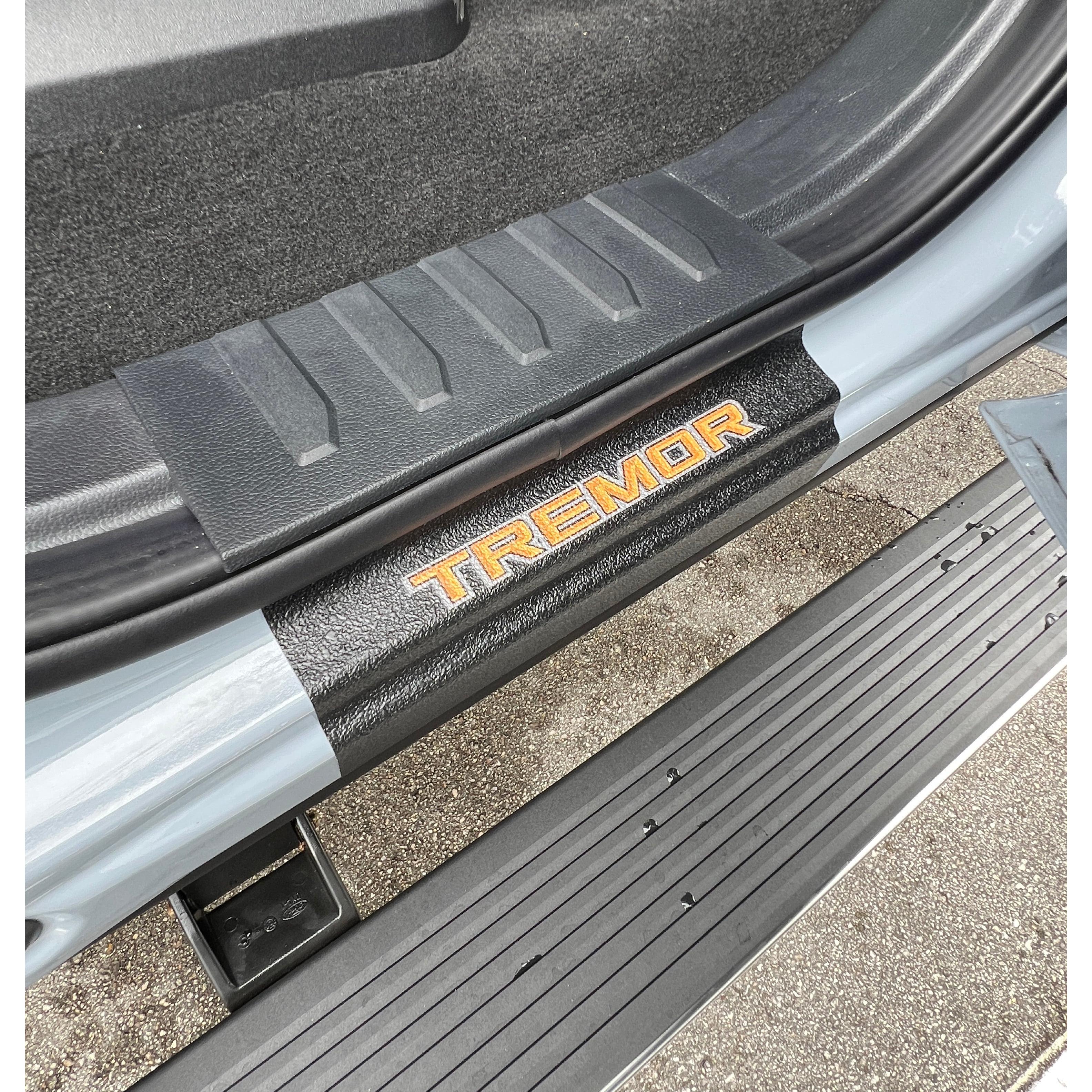 Door Sill Protection Overlays (Textured) Fits 2023-2026 Ford Super Duty
