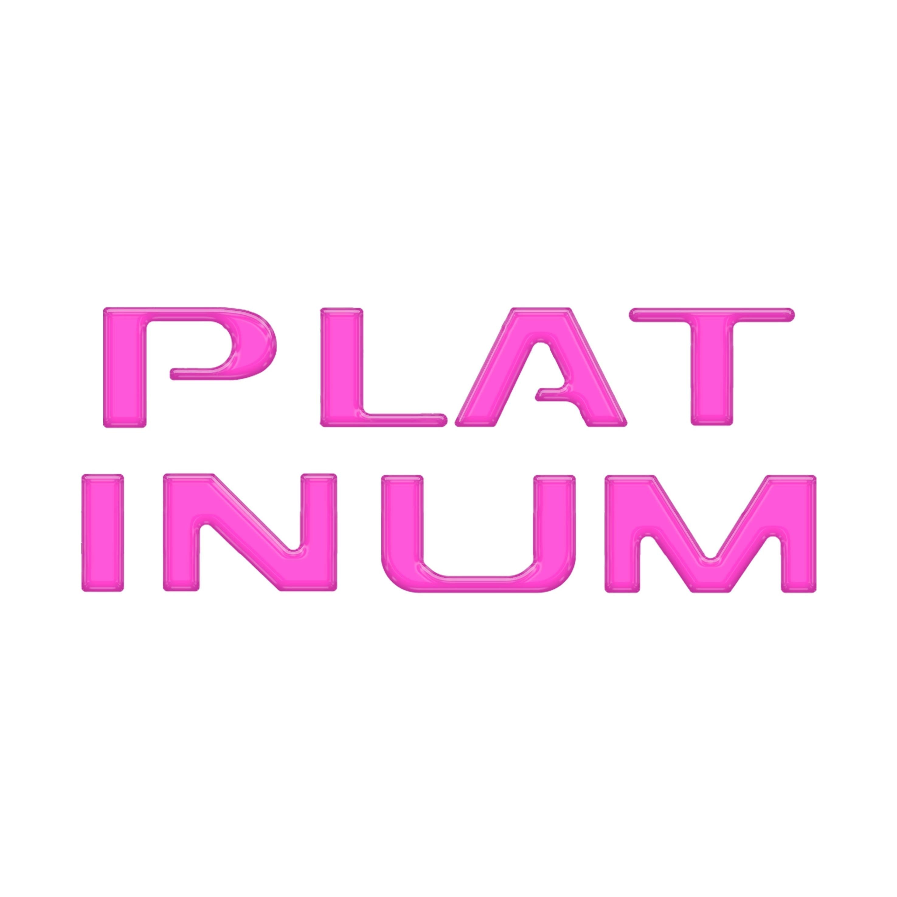 Platinum Tailgate Lettering Kit Fits 2025-2026 Ford Super Duty Platinum