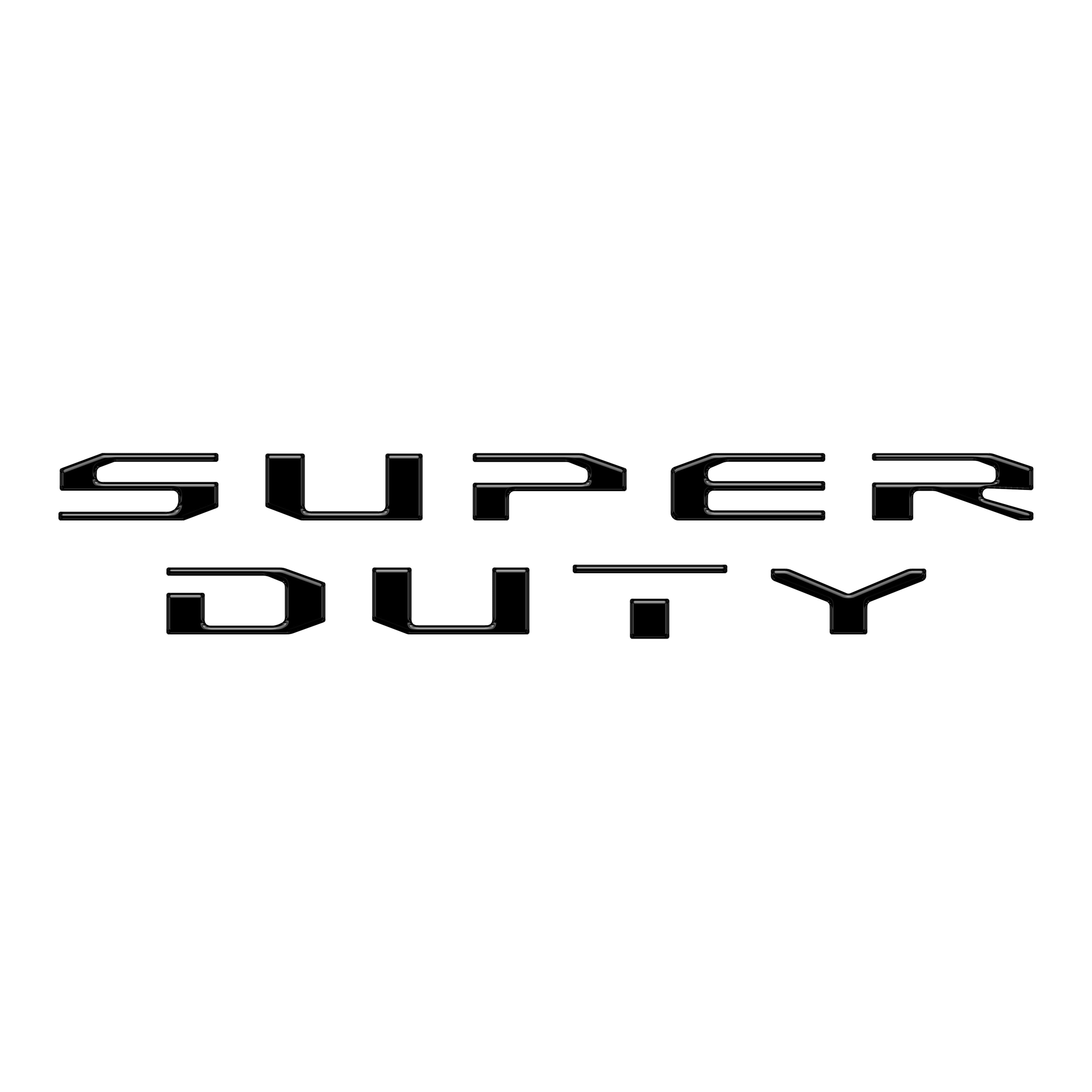 Glovebox Letters Fits 2023-2026 Ford Super Duty