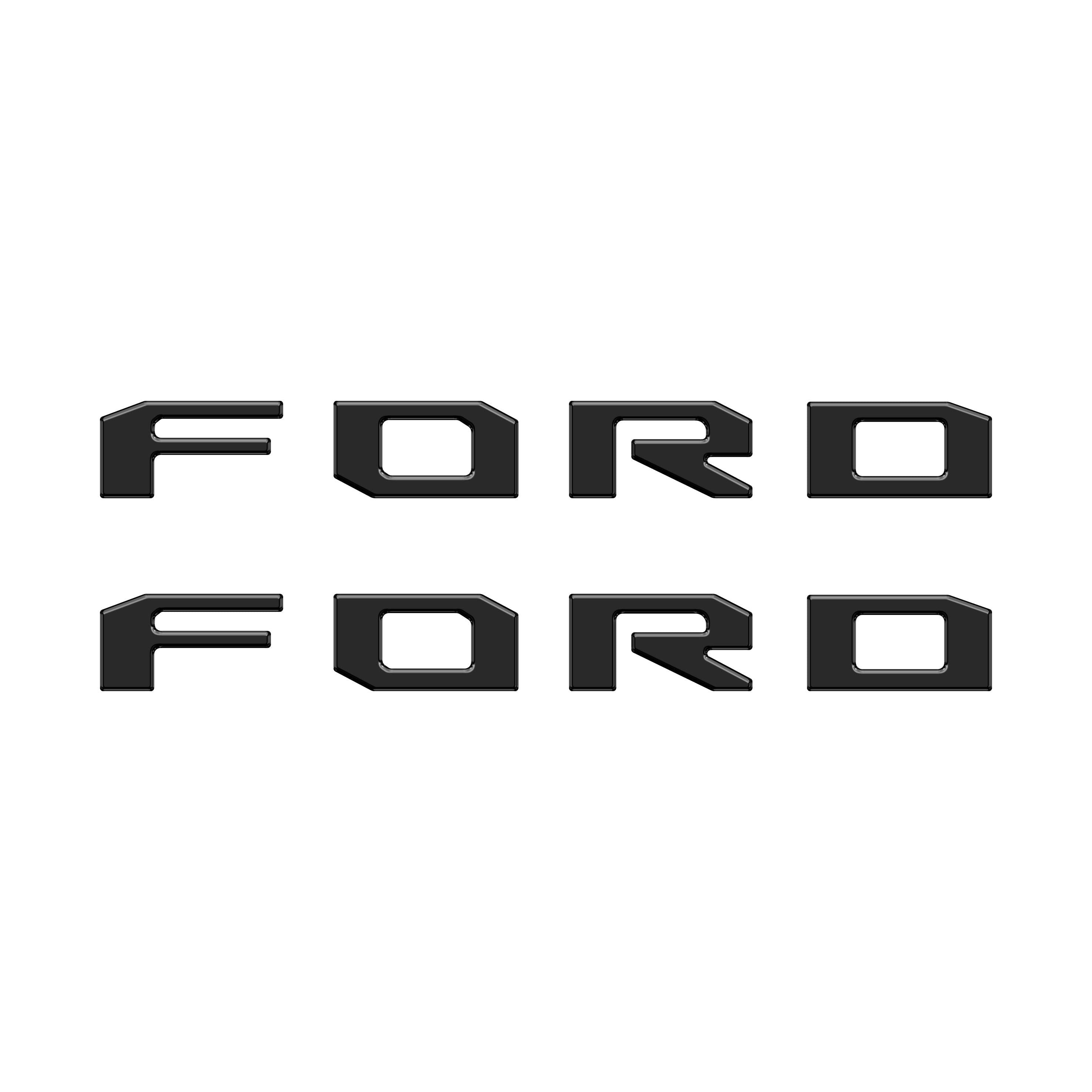 Running Board Letters Fits 2023-2026 Ford Super Duty & F-150 Crew Cab