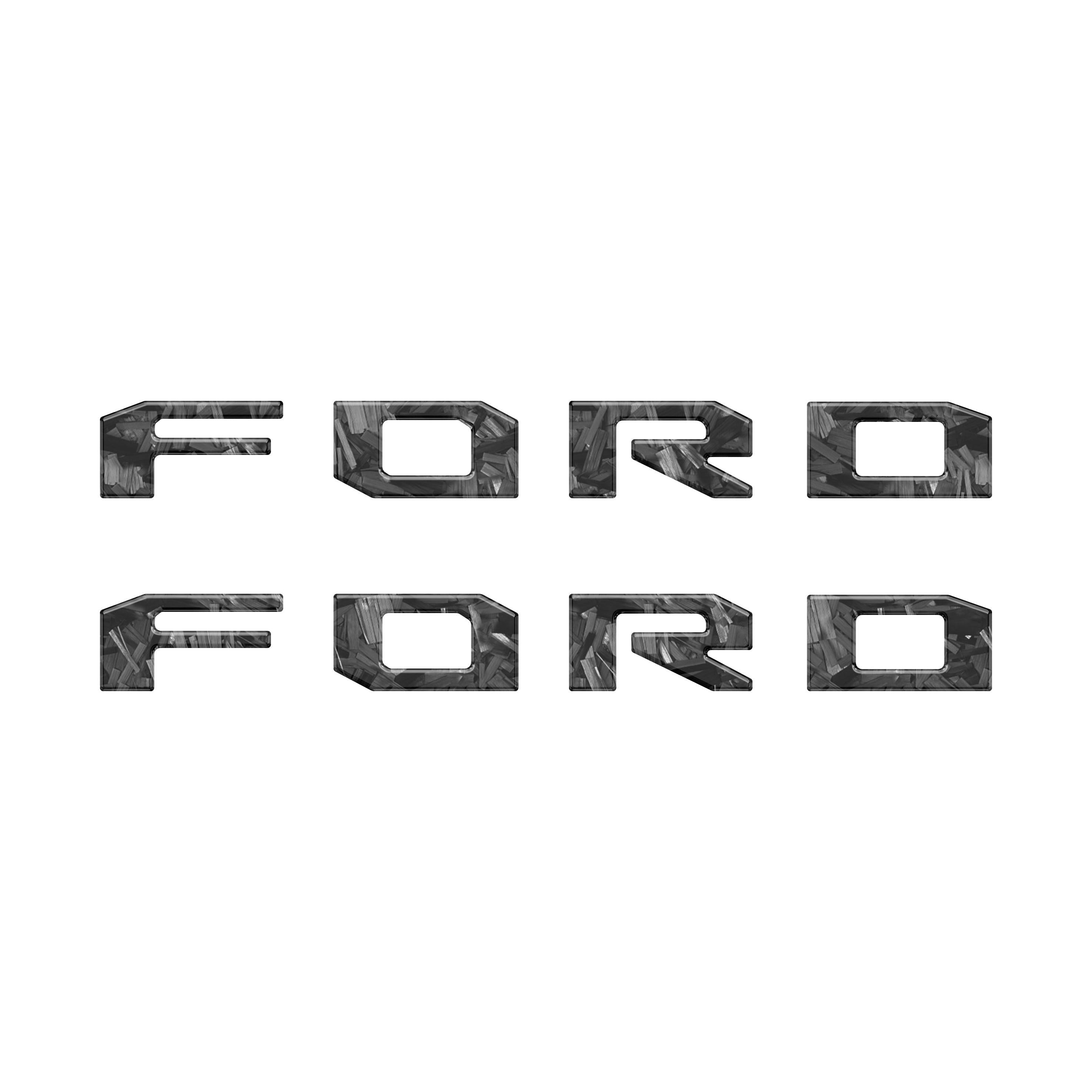 Running Board Letters Fits 2023-2026 Ford Super Duty & F-150 Crew Cab