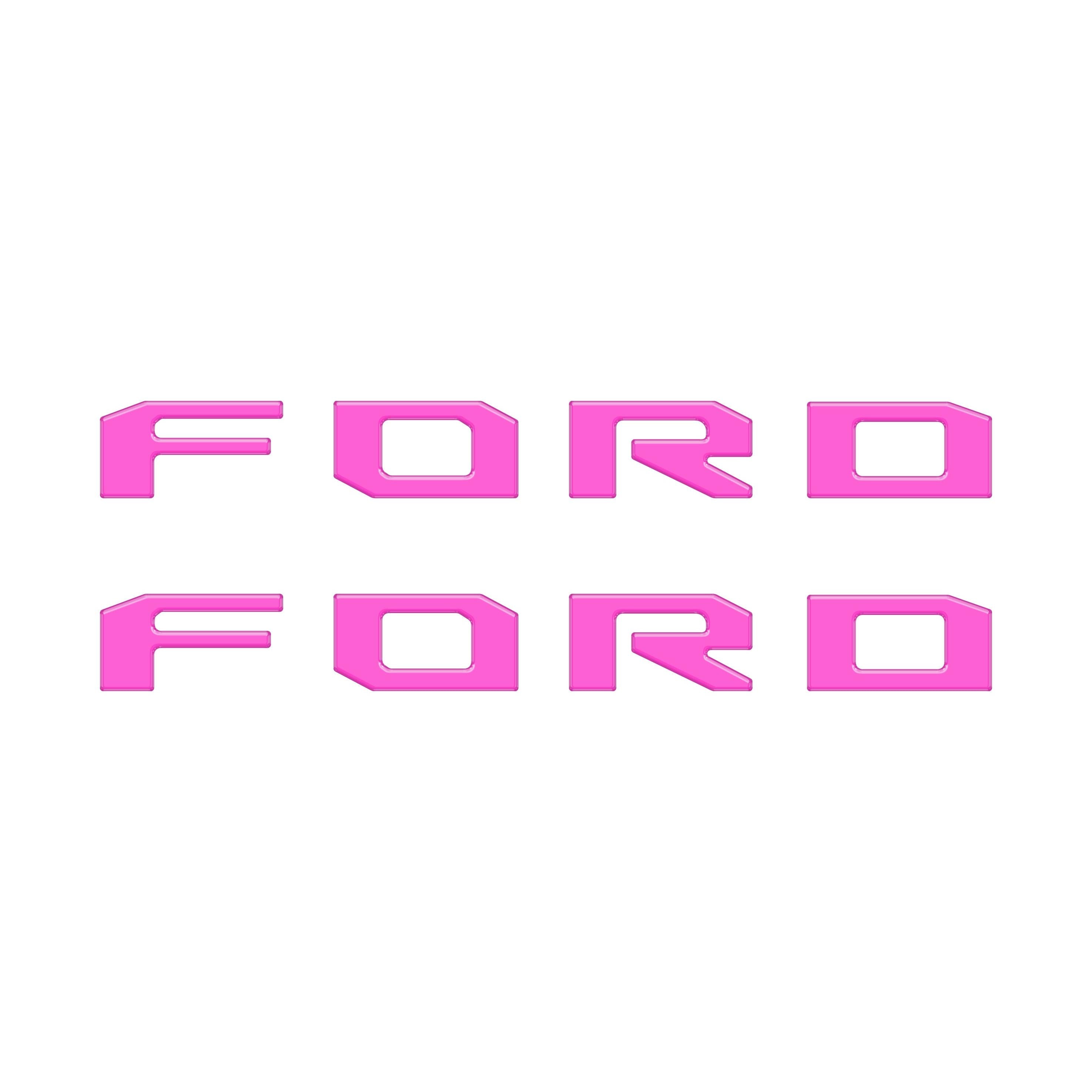 Running Board Letters Fits 2023-2026 Ford Super Duty & F-150 Crew Cab
