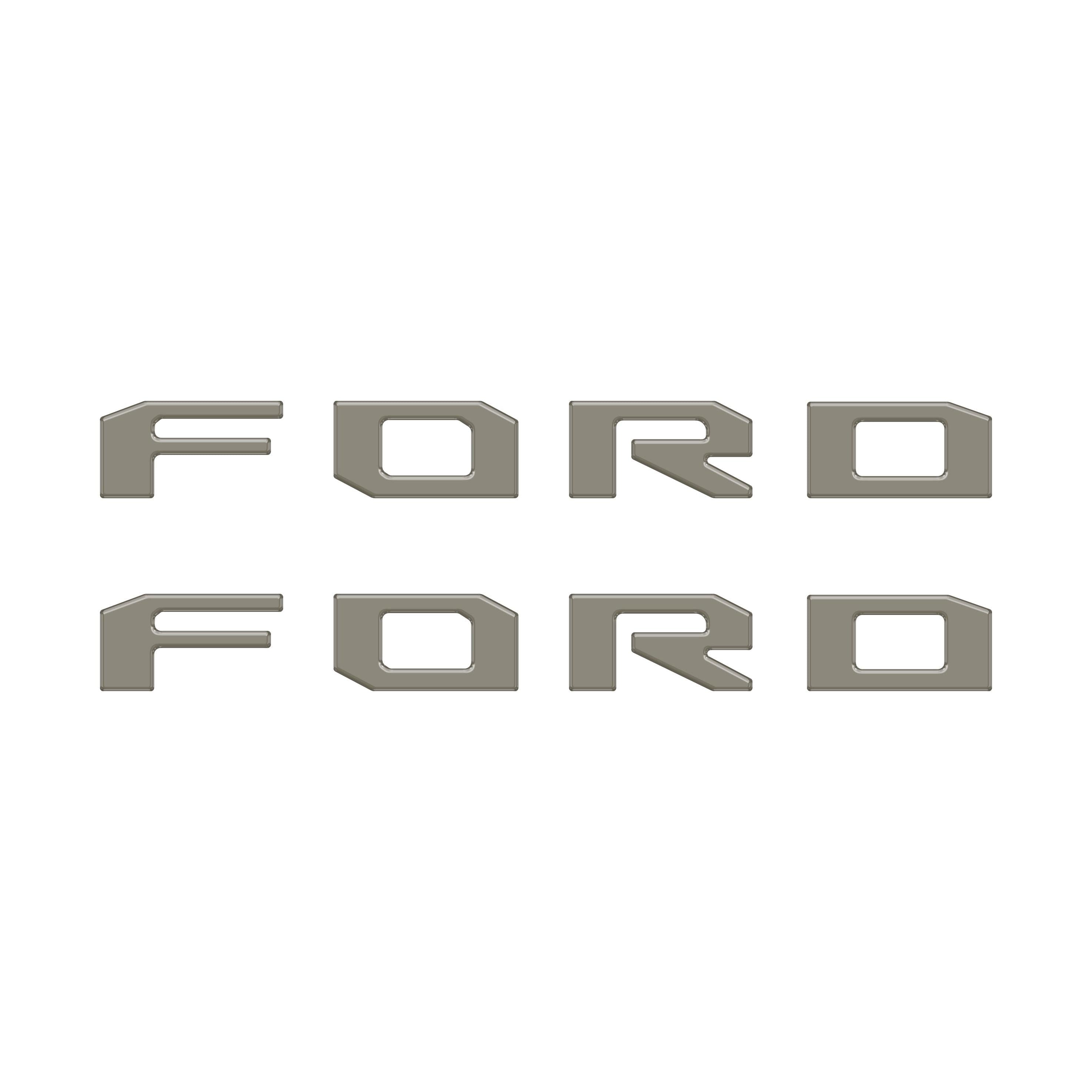 Running Board Letters Fits 2023-2026 Ford Super Duty & F-150 Crew Cab