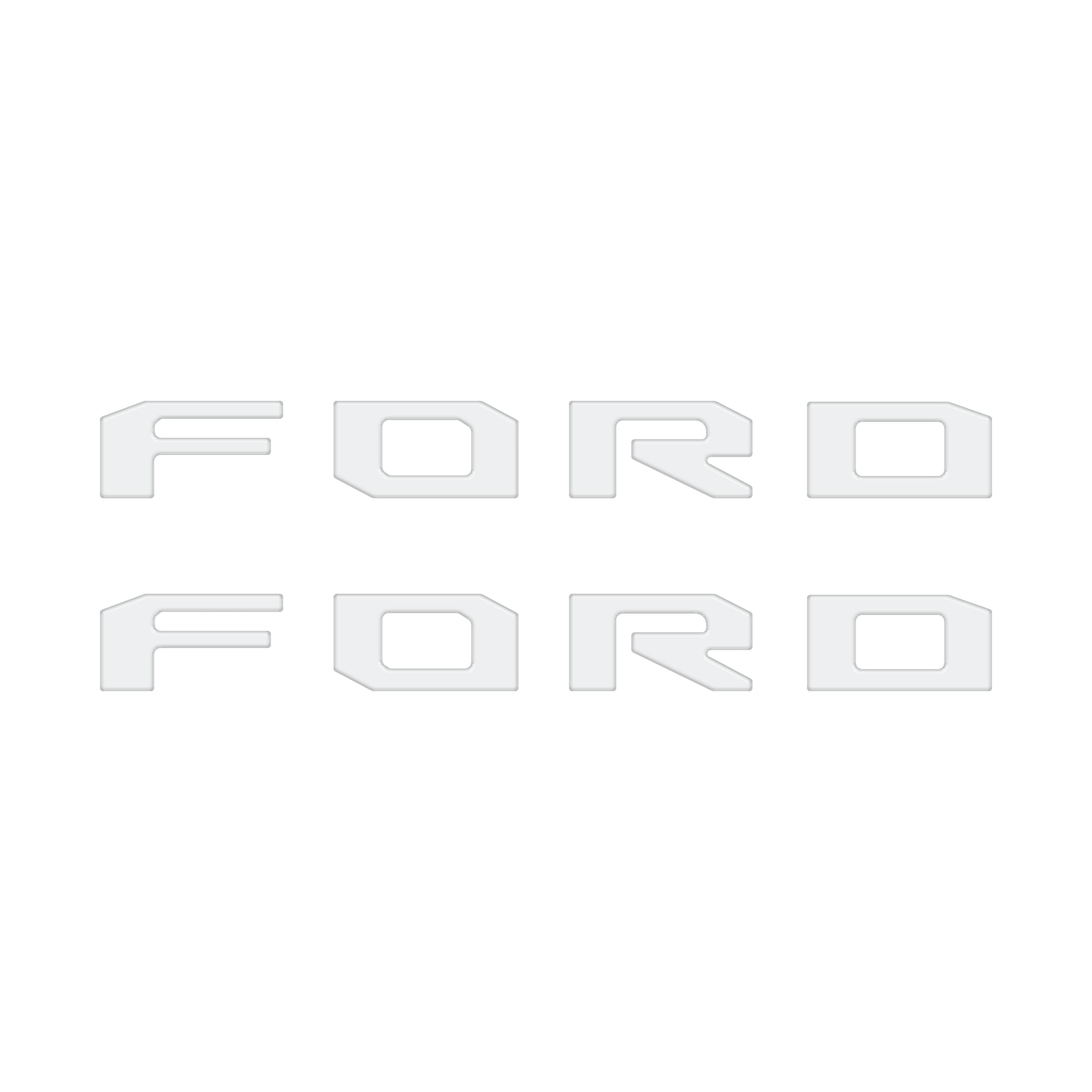 Running Board Letters Fits 2023-2026 Ford Super Duty & F-150 Crew Cab