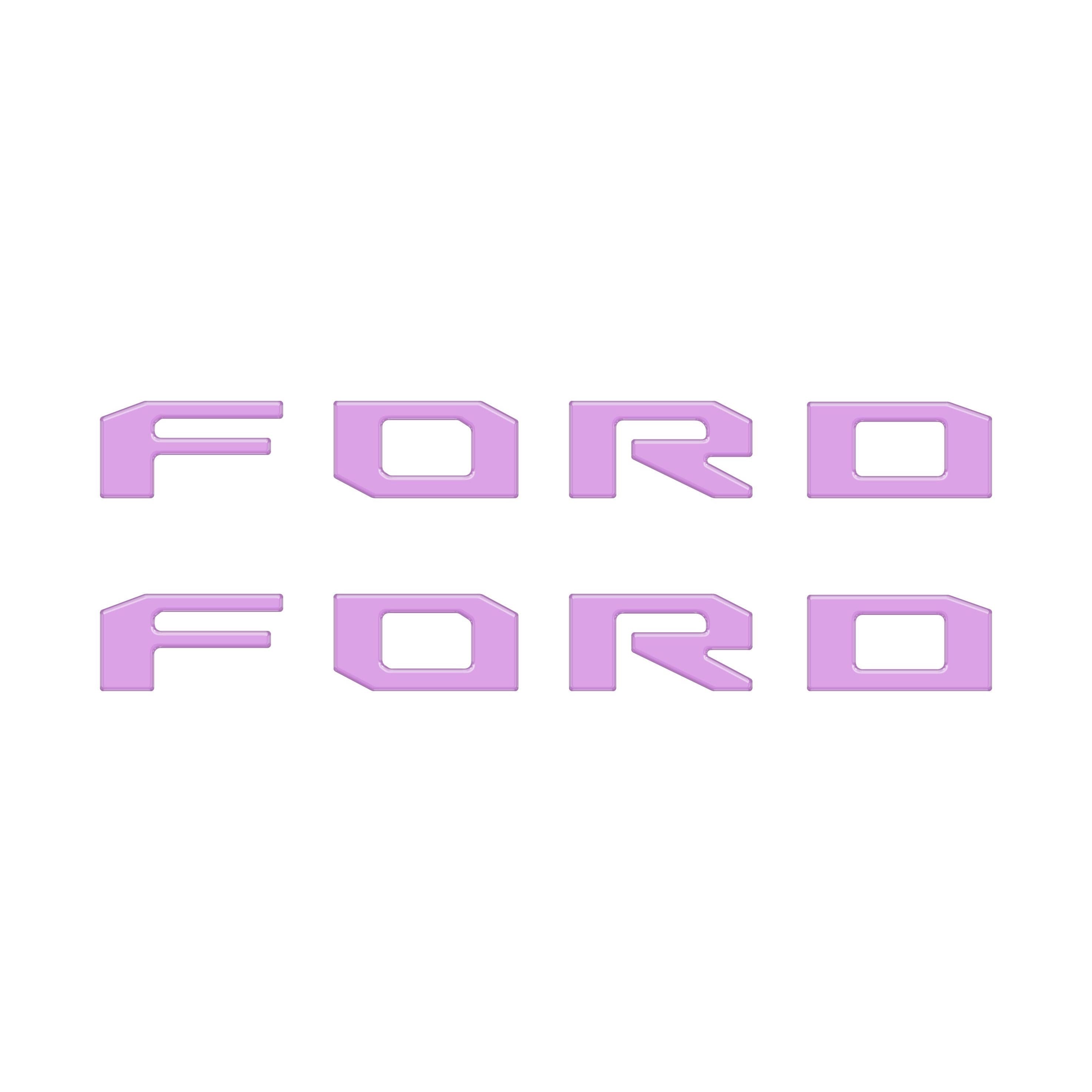 Running Board Letters Fits 2023-2026 Ford Super Duty & F-150 Crew Cab