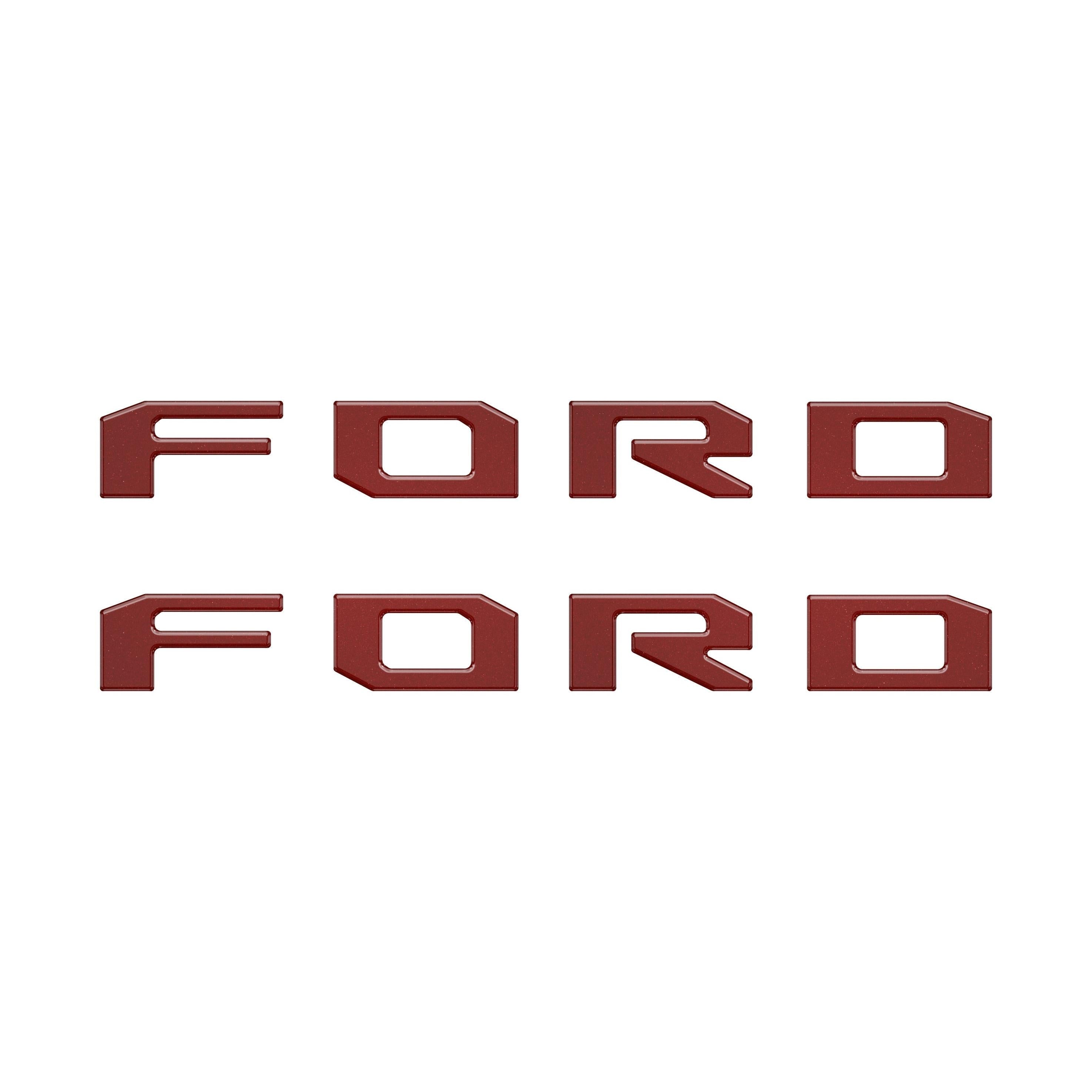 Running Board Letters Fits 2023-2026 Ford Super Duty & F-150 Crew Cab