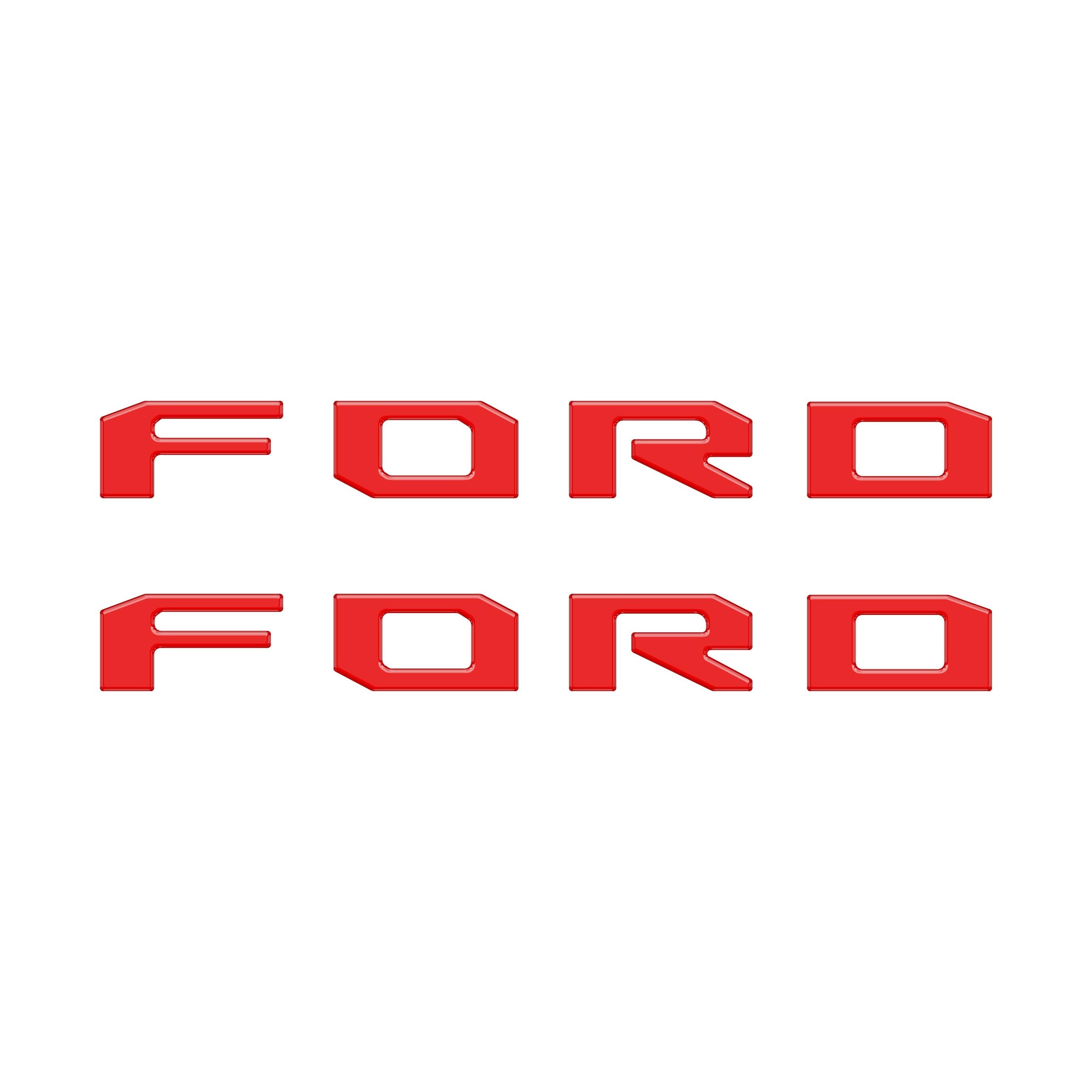 Running Board Letters Fits 2023-2026 Ford Super Duty & F-150 Crew Cab