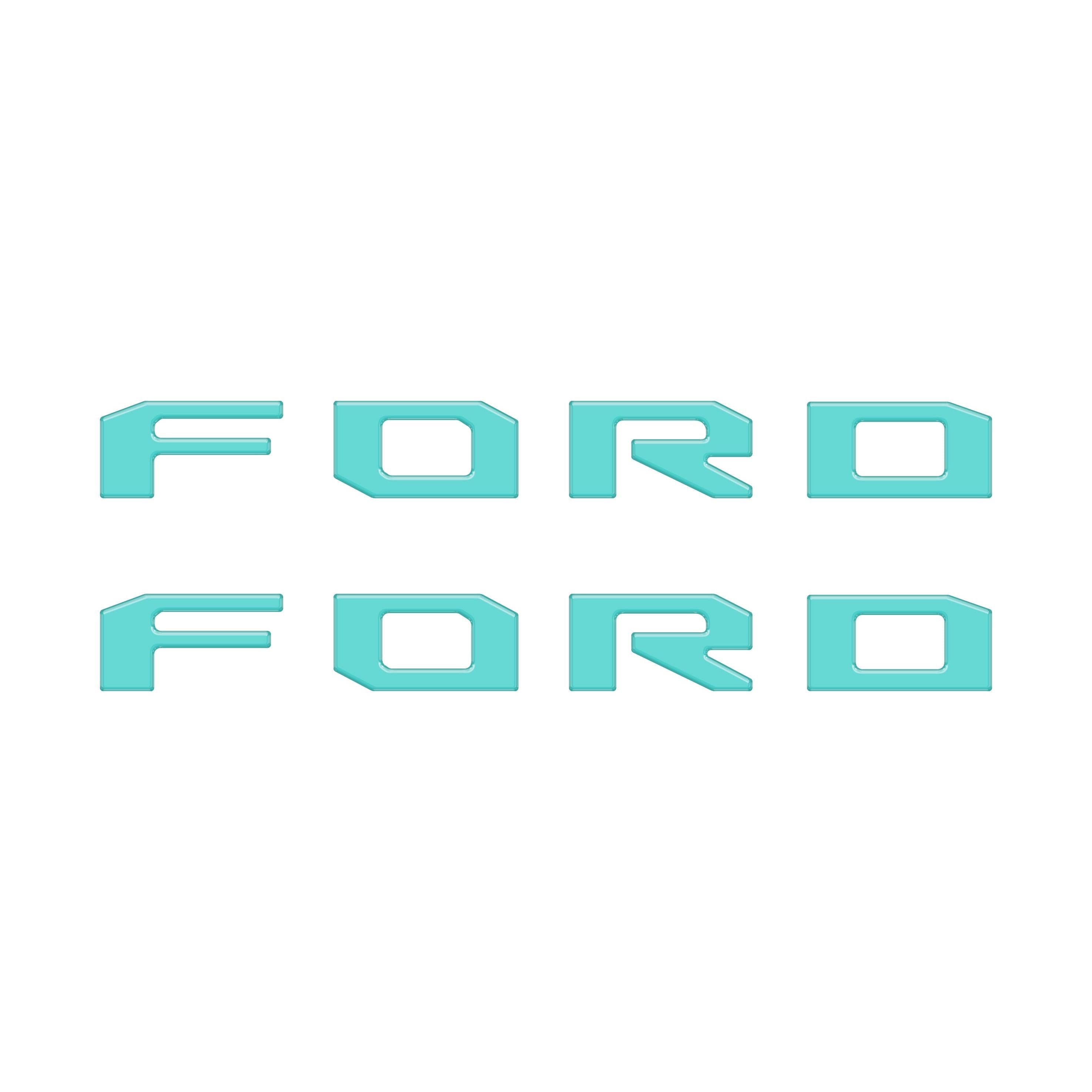 Running Board Letters Fits 2023-2026 Ford Super Duty & F-150 Crew Cab