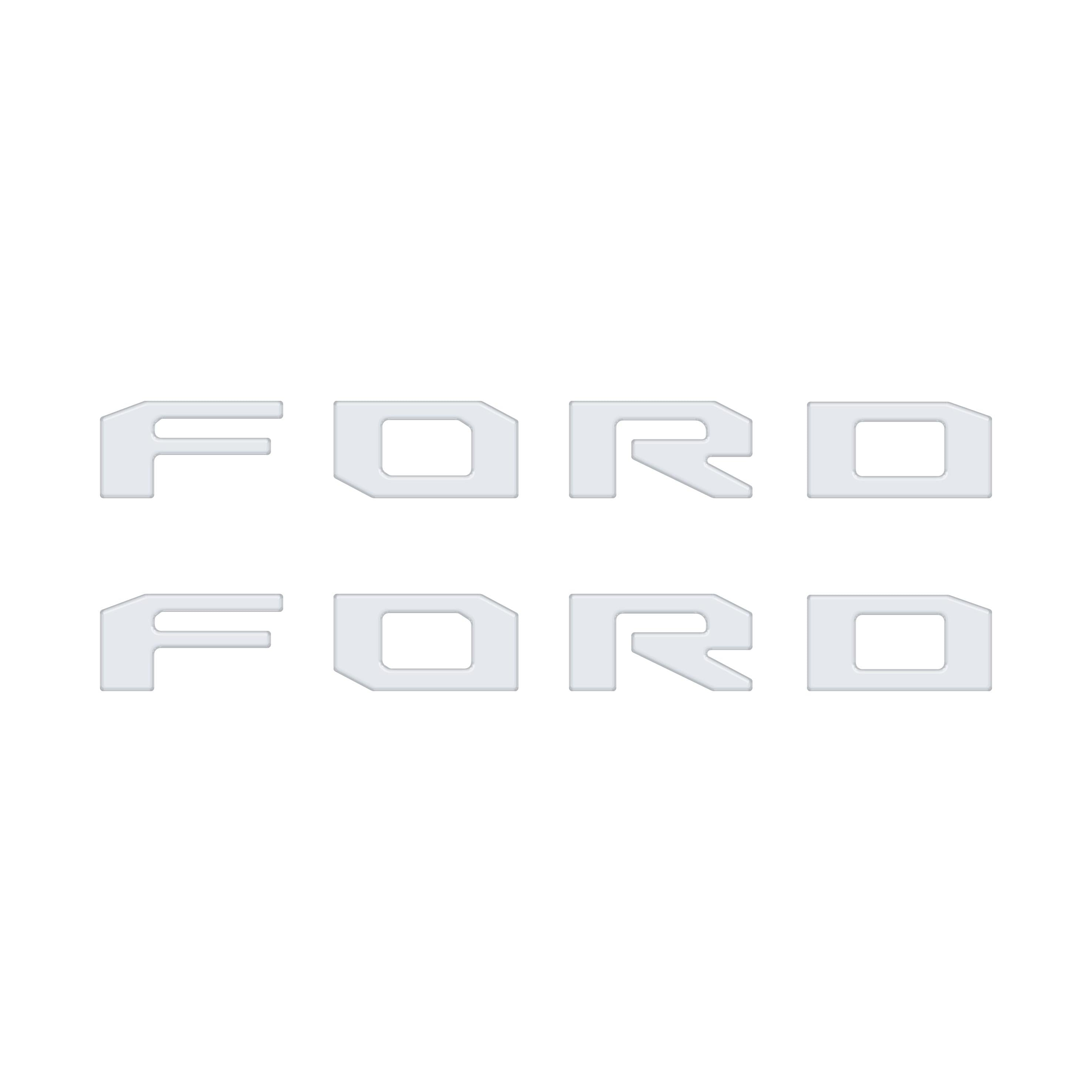 Running Board Letters Fits 2023-2026 Ford Super Duty & F-150 Crew Cab