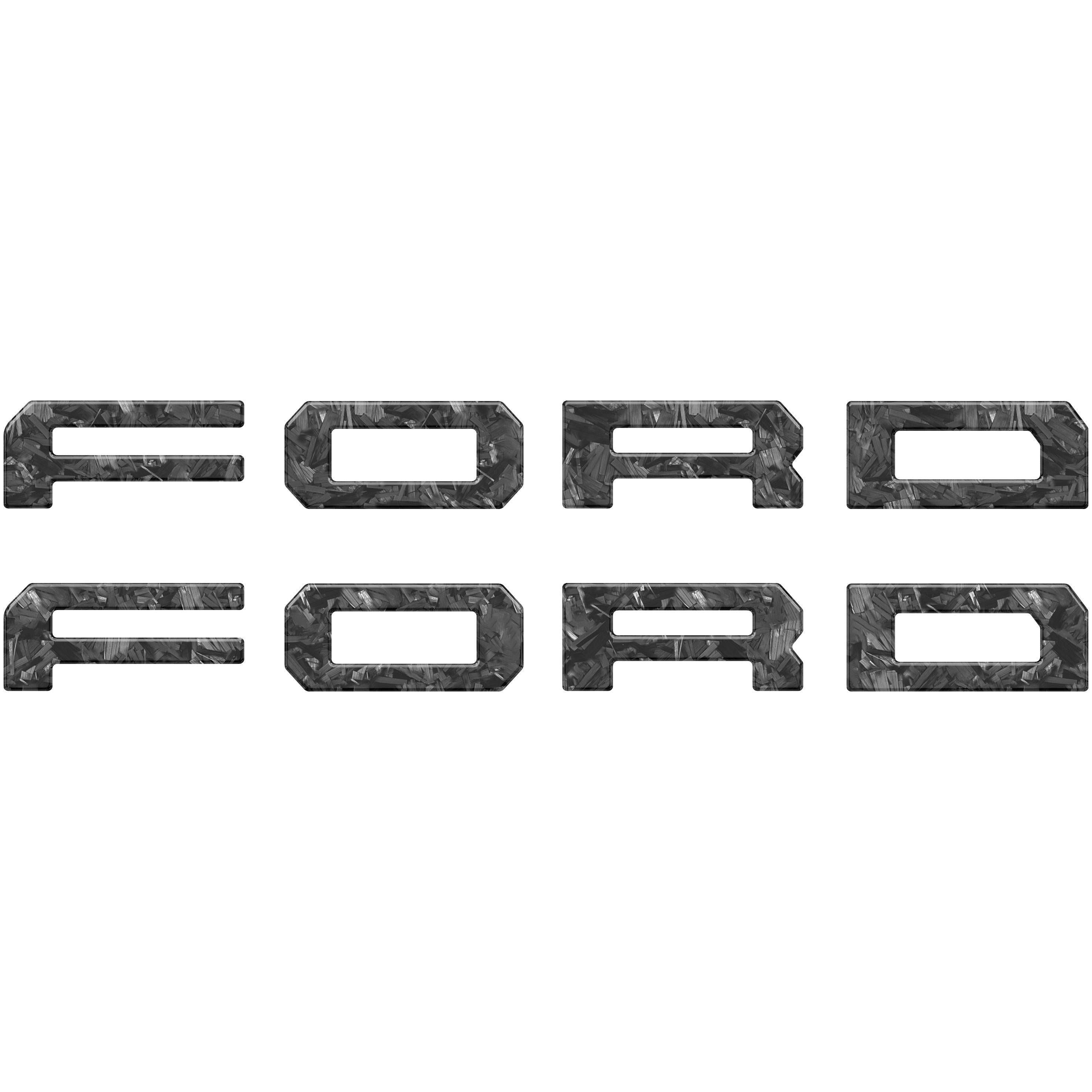 Running Board Letters Fits 2023-2026 Ford Super Duty & F-150 Crew Cab