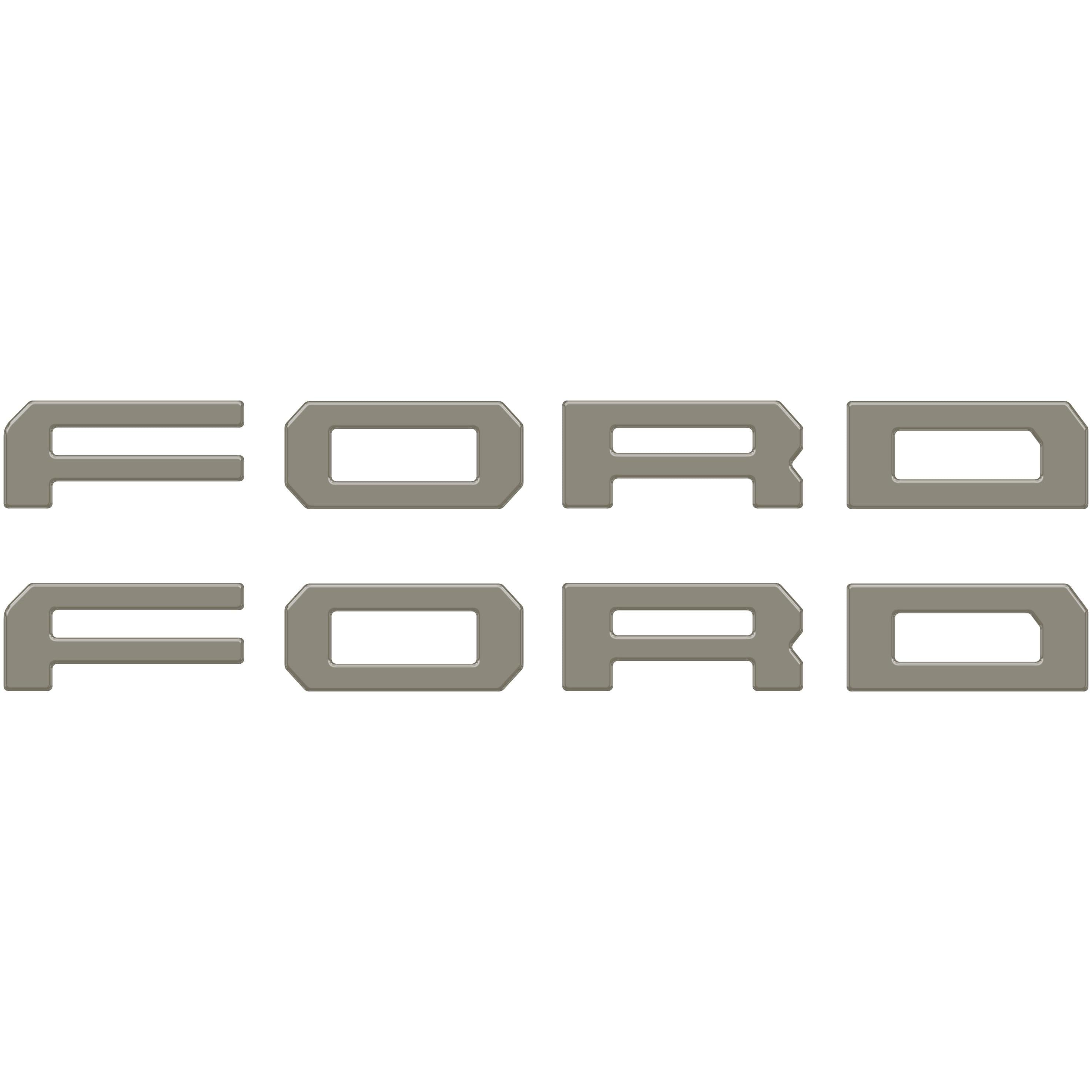 Running Board Letters Fits 2023-2026 Ford Super Duty & F-150 Crew Cab