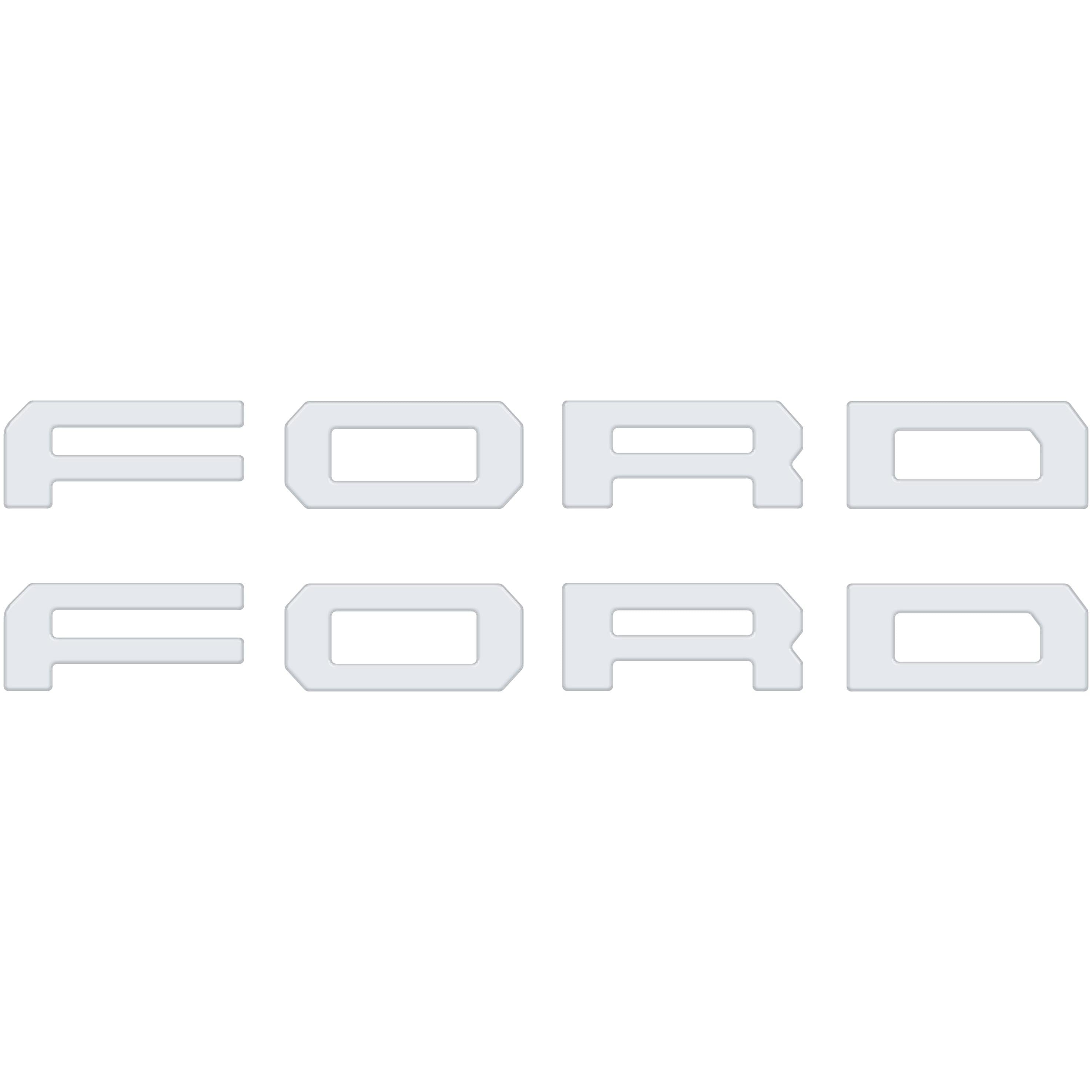Running Board Letters Fits 2023-2026 Ford Super Duty & F-150 Crew Cab