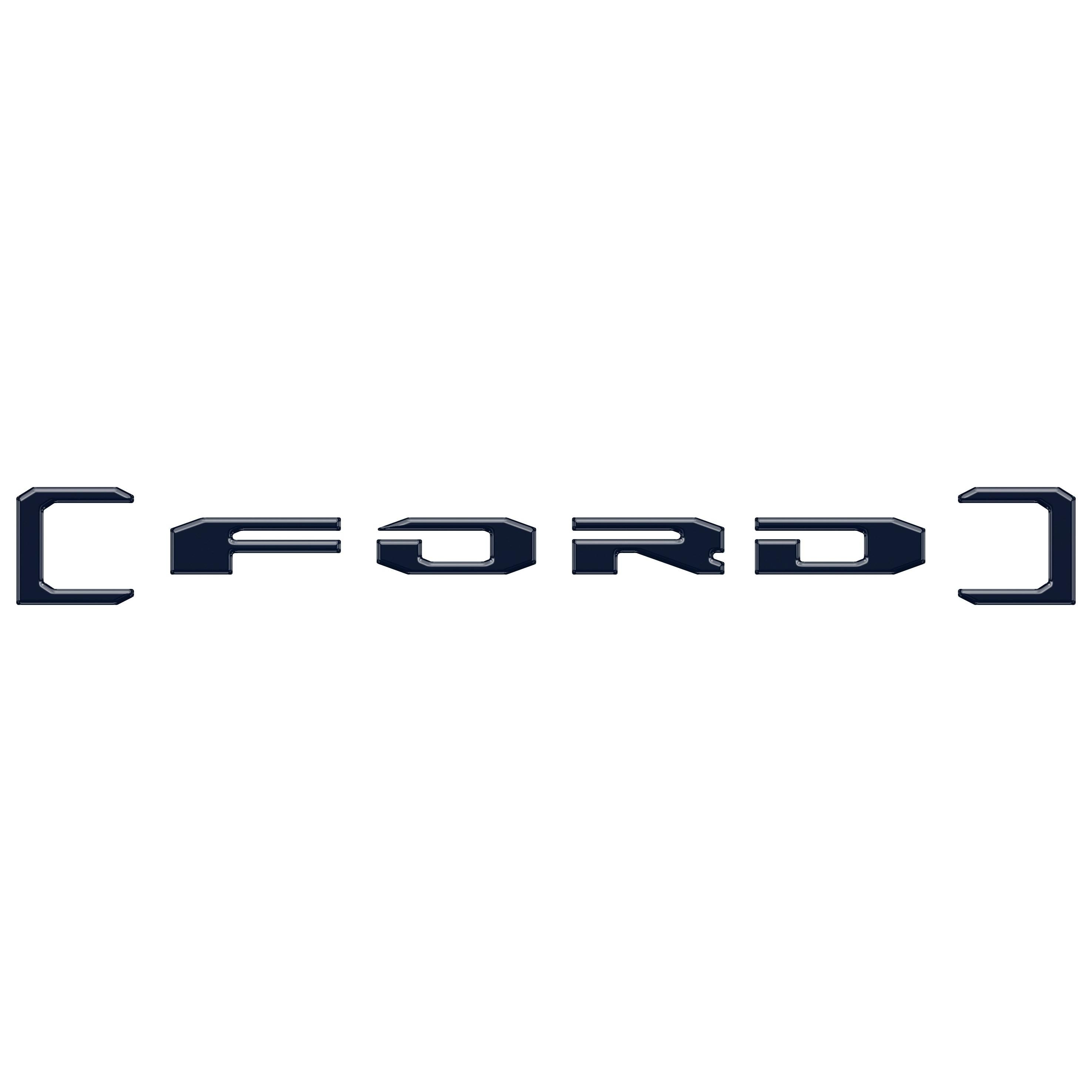 Upper Glove Box Letter Overlays Fits 2023-2026 Ford Super Duty