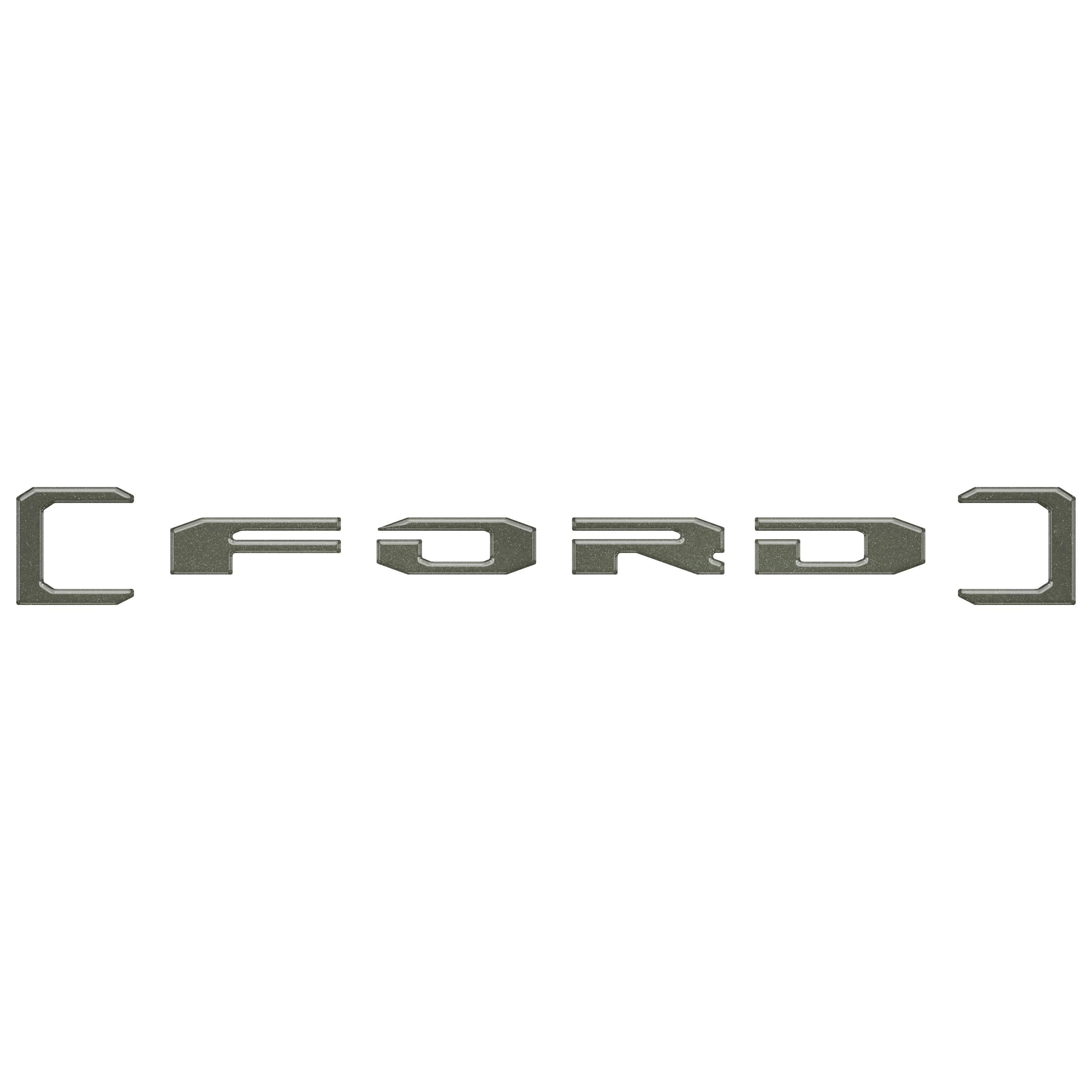 Upper Glove Box Letter Overlays Fits 2023-2026 Ford Super Duty