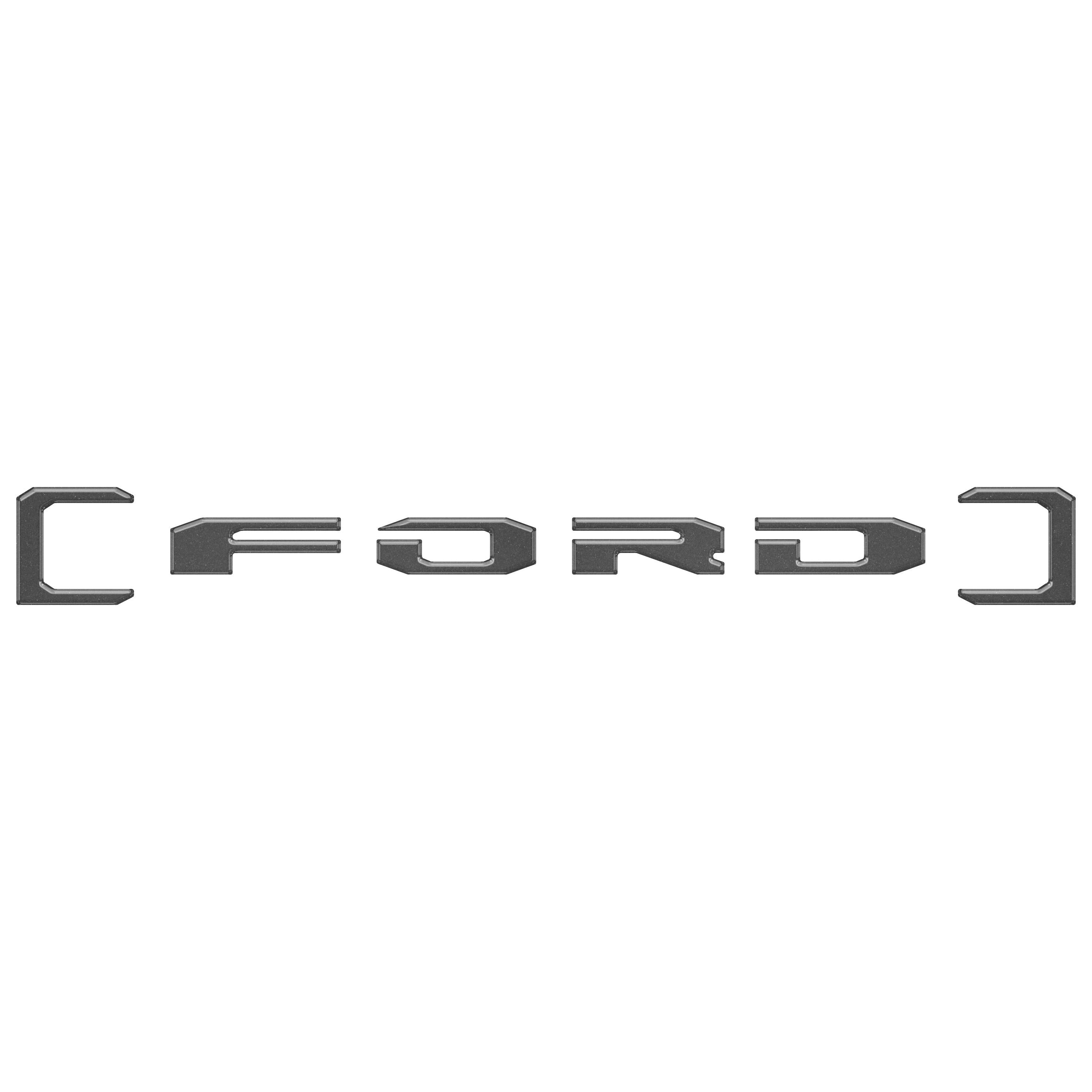 Upper Glove Box Letter Overlays Fits 2023-2026 Ford Super Duty