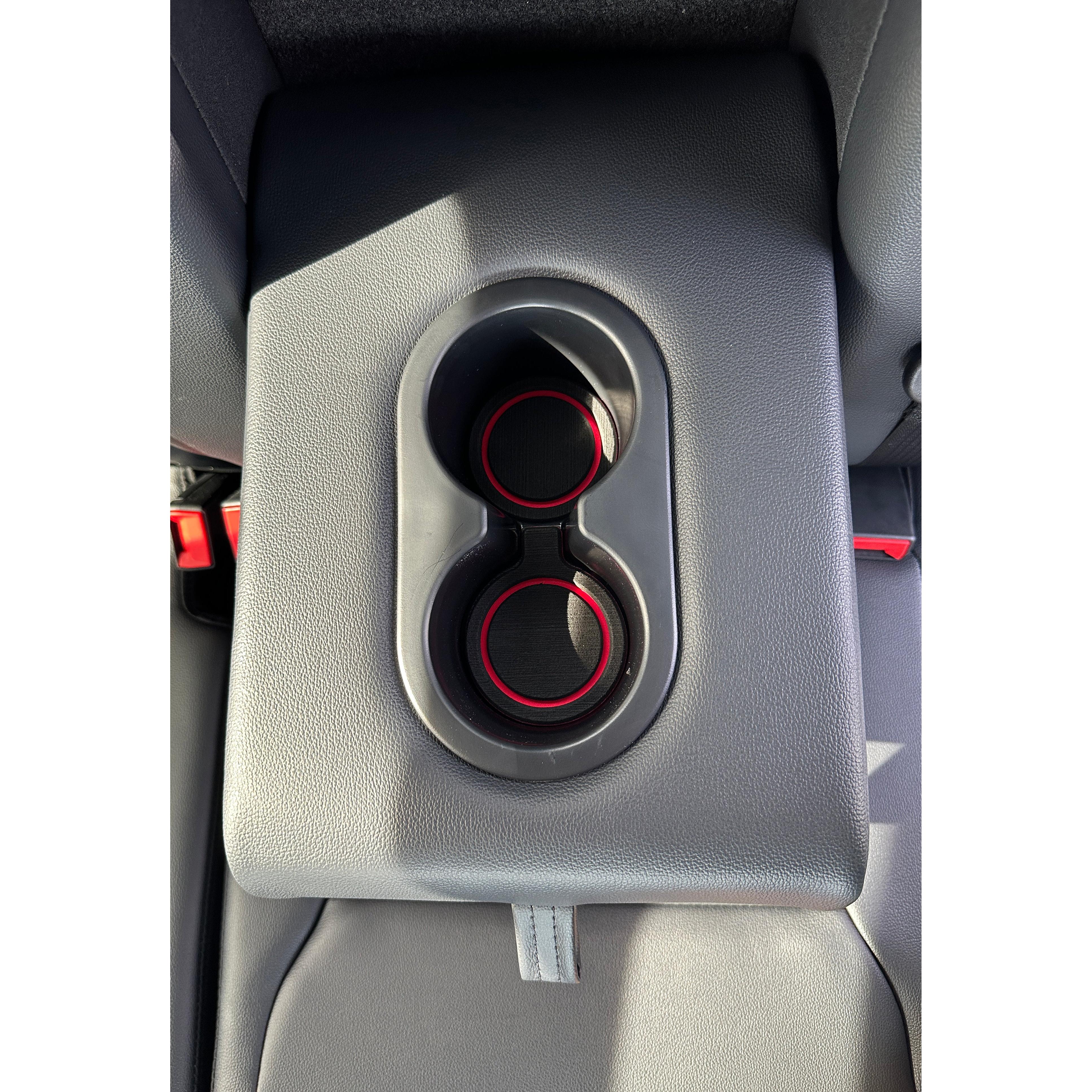 Rear Seat Fold Down Cupholder Foam Inserts Fits 2023-2026 Ford Super Duty