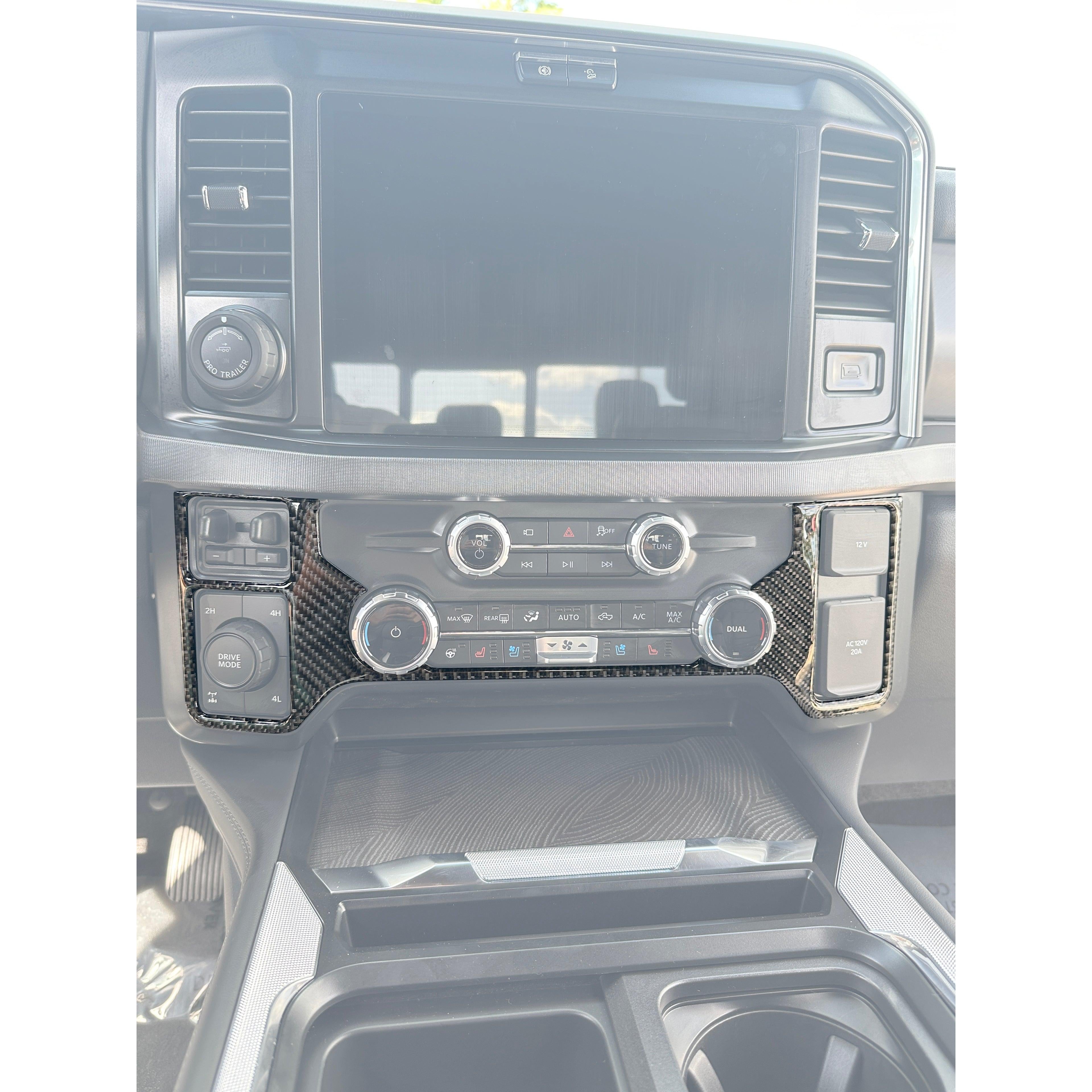 Climate Control Accent Trim Fits 2023-2026 Ford Super Duty
