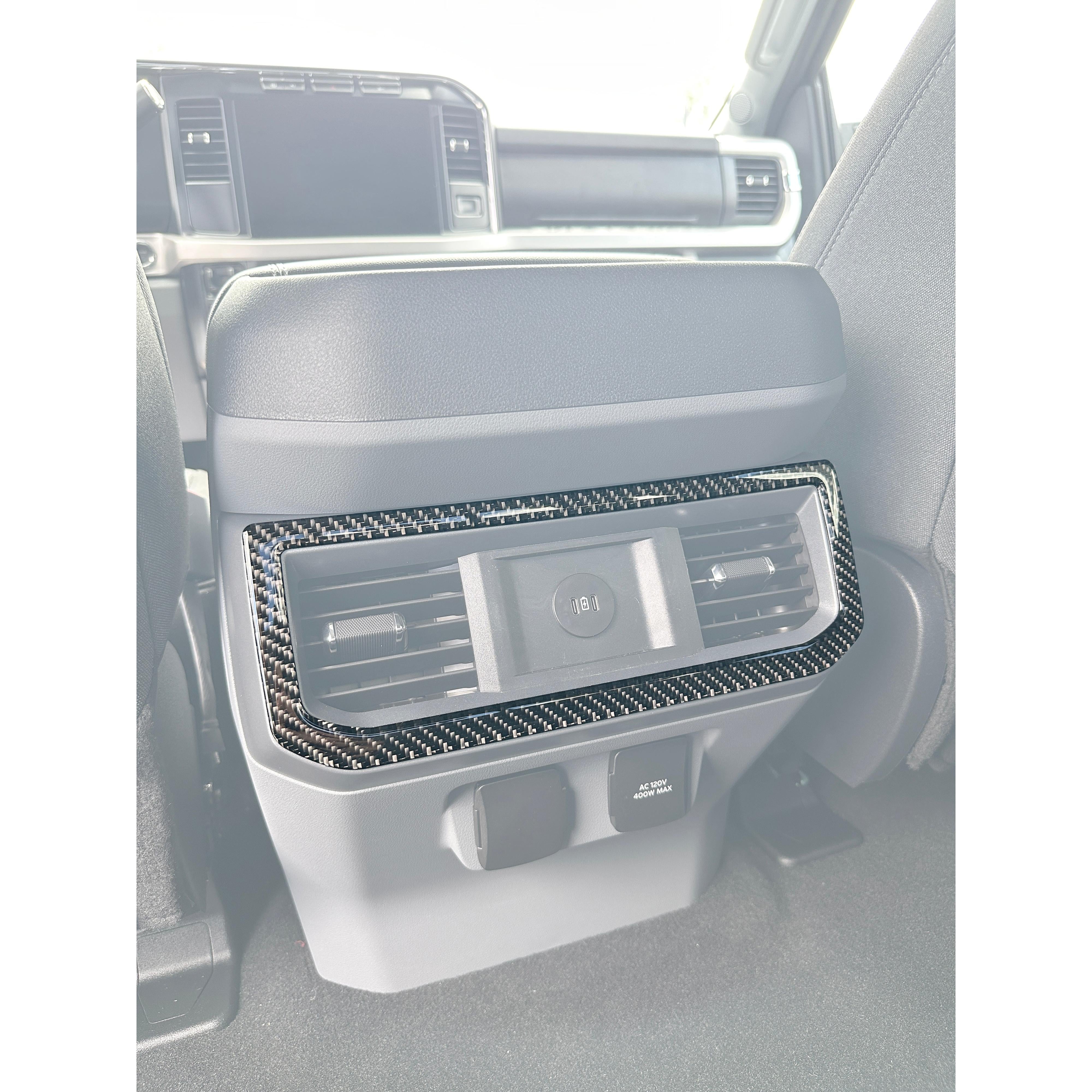 Rear A.C. Vents Accent Trim Fits 2023-2026 Ford Super Duty