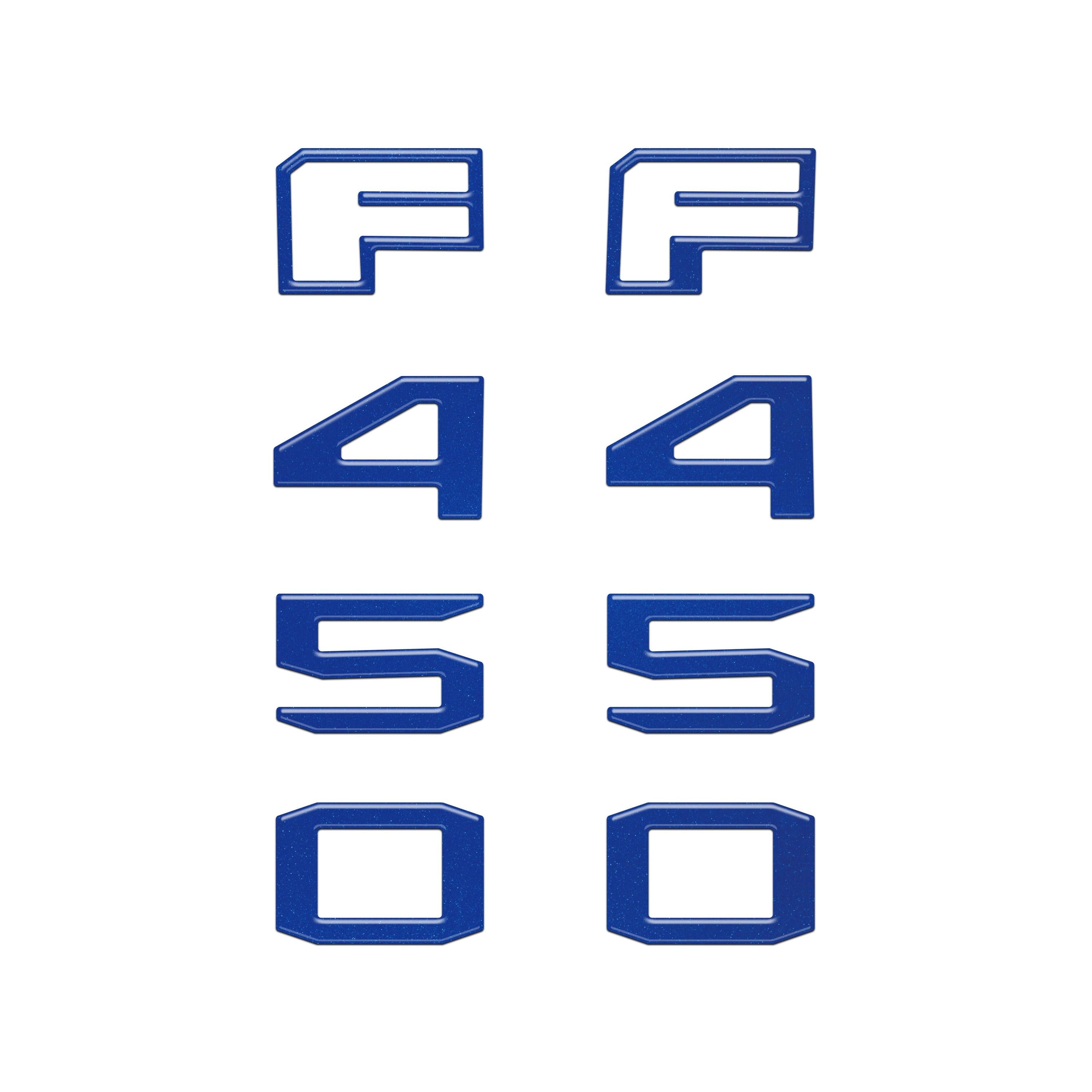 Fender Badge Letter Overlays Fits 2023-2026 Ford Super Duty