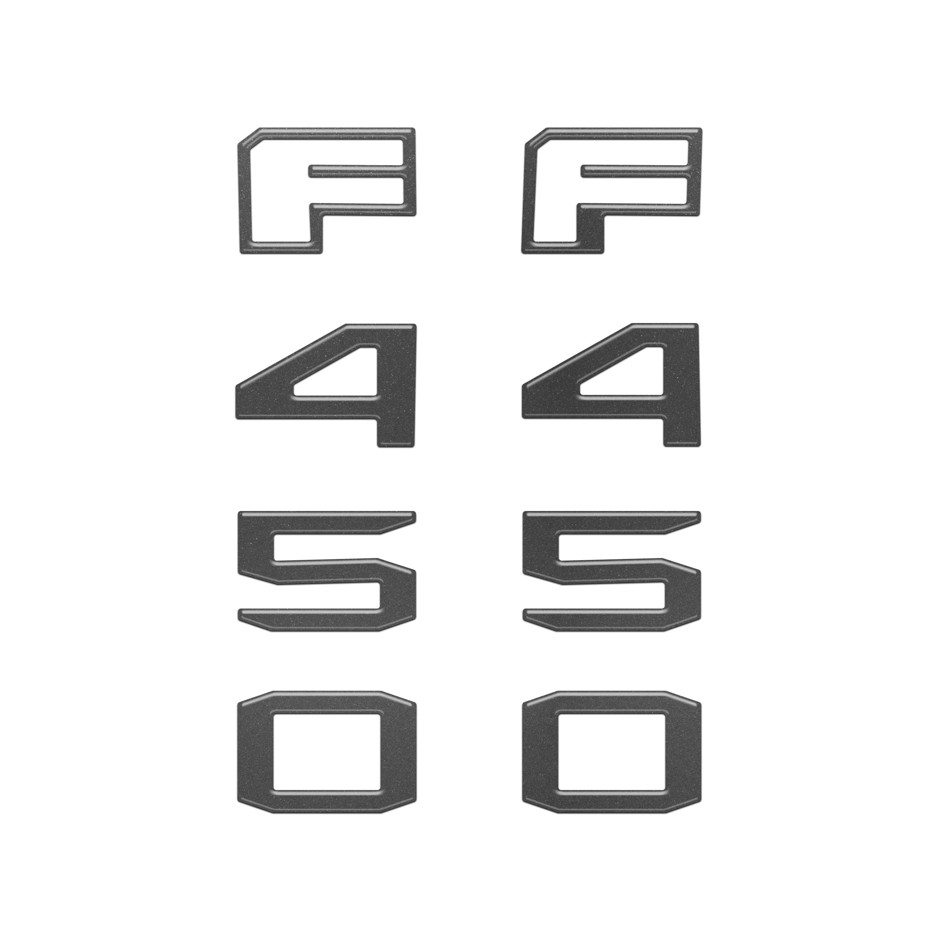 Fender Badge Letter Overlays Fits 2023-2026 Ford Super Duty