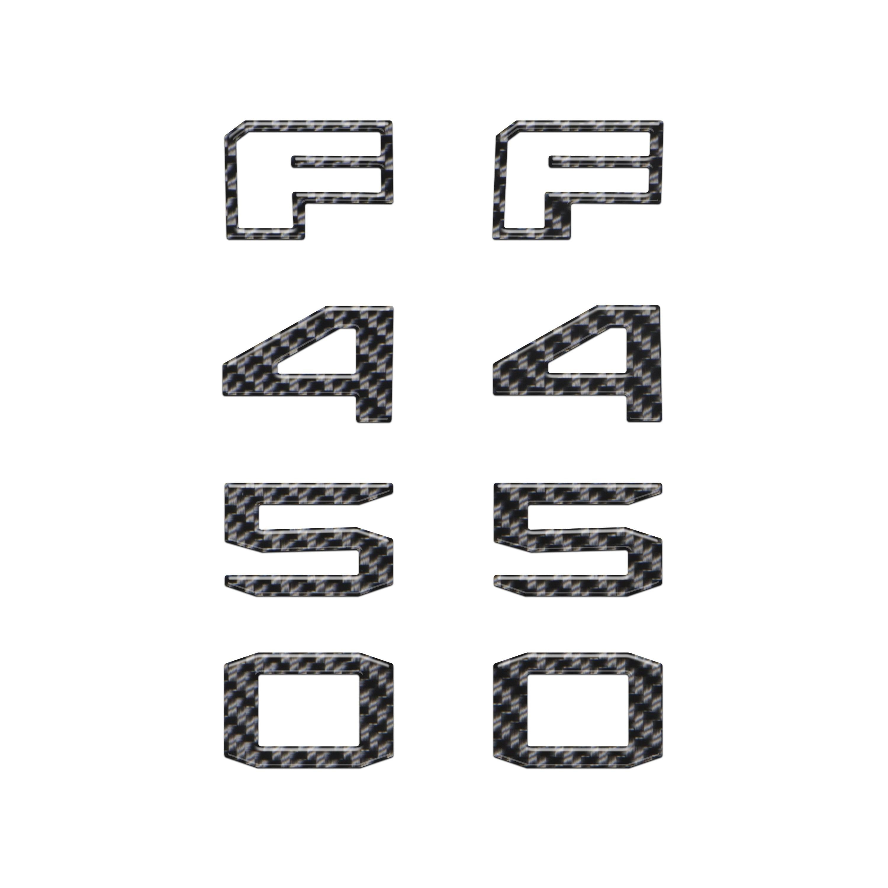 Fender Badge Letter Overlays Fits 2023-2026 Ford Super Duty