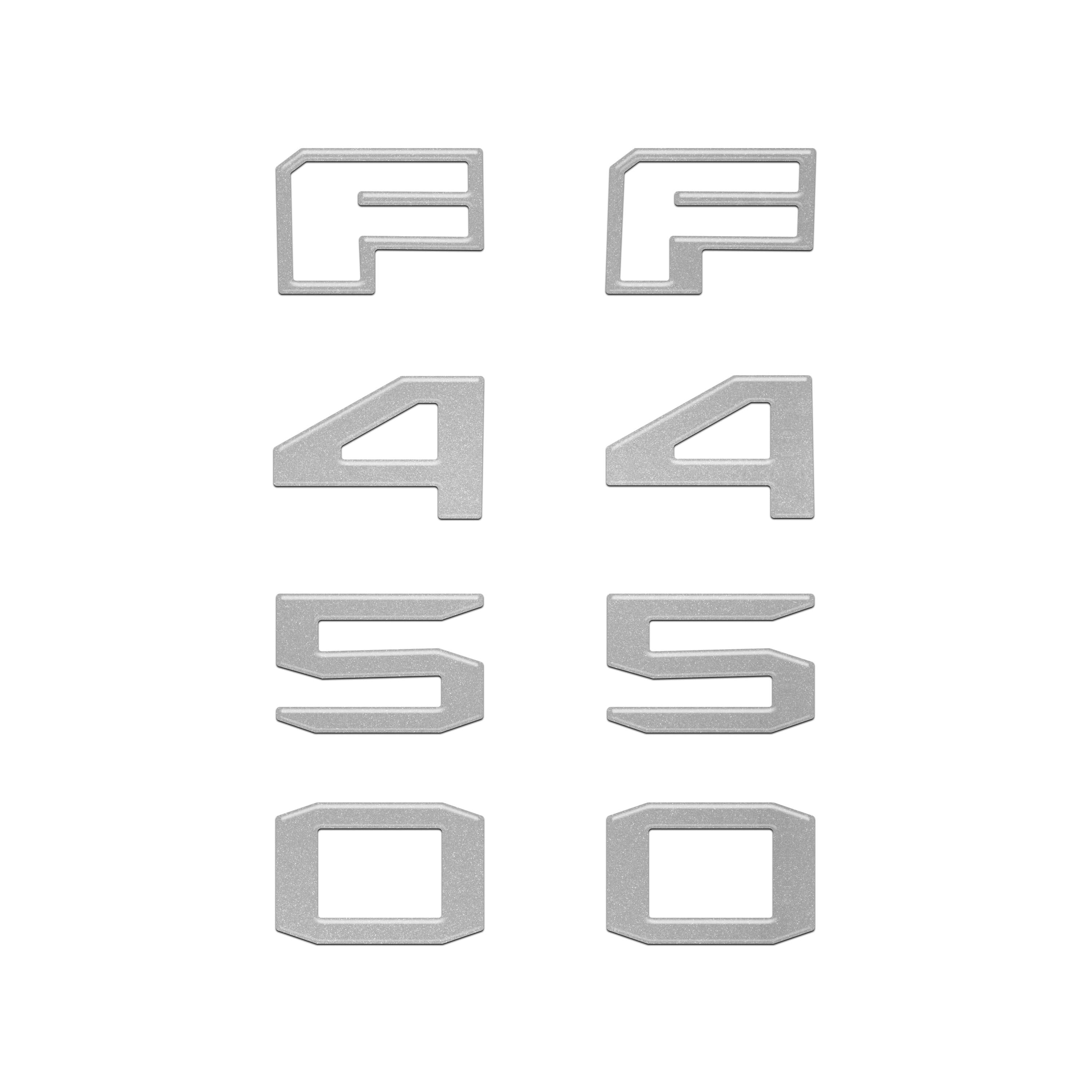 Fender Badge Letter Overlays Fits 2023-2026 Ford Super Duty