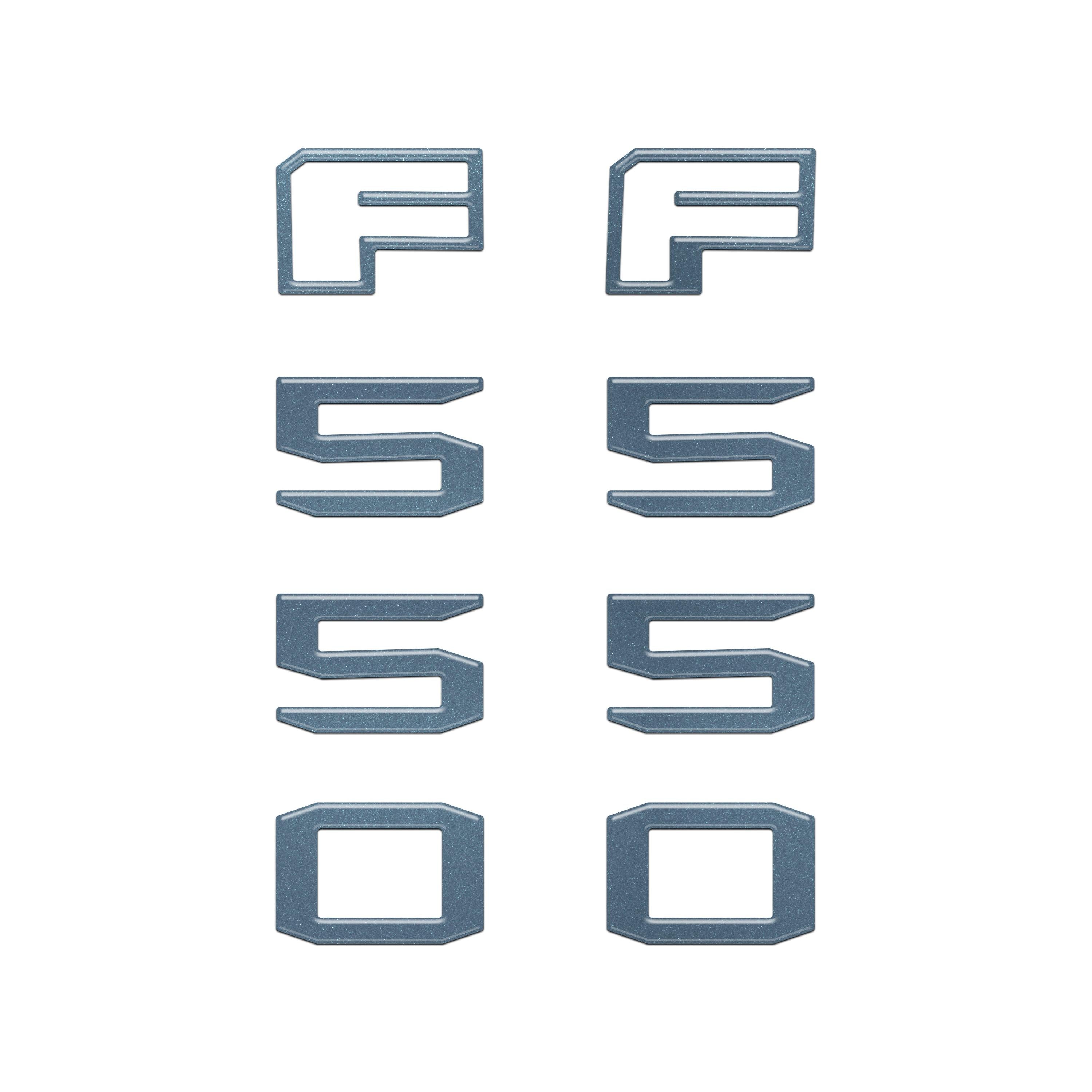 Fender Badge Letter Overlays Fits 2023-2026 Ford Super Duty
