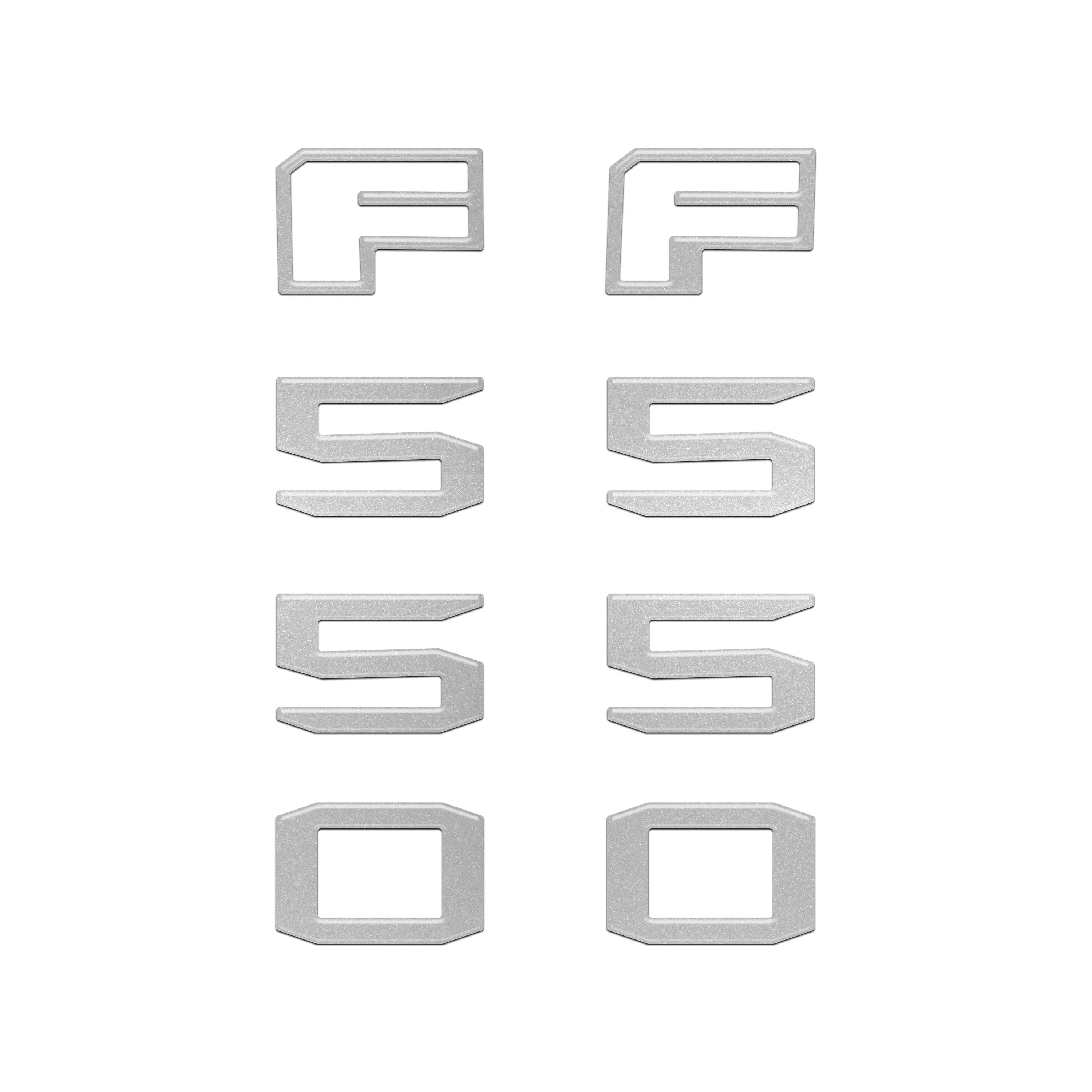 Fender Badge Letter Overlays Fits 2023-2026 Ford Super Duty