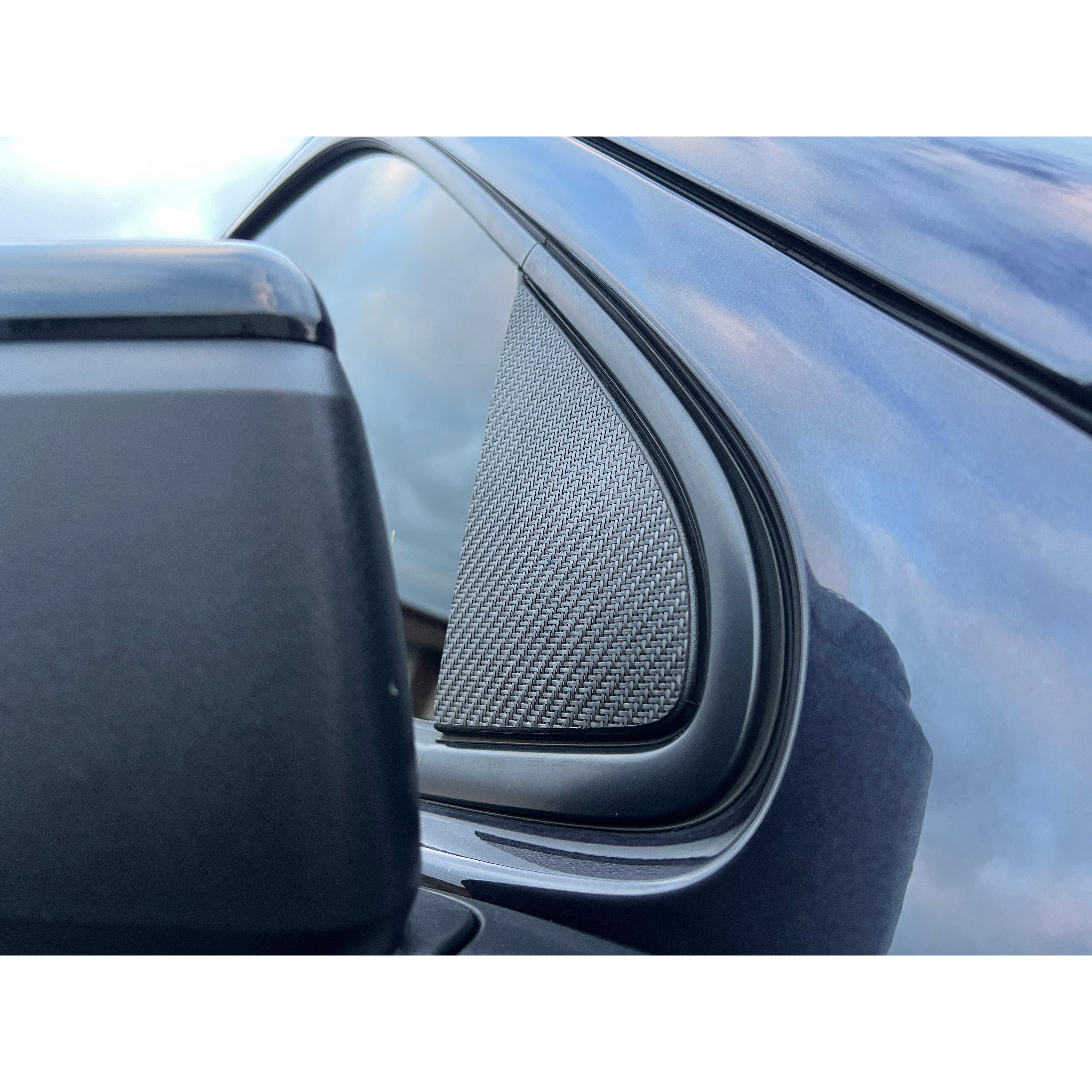 A Pillar Accent Overlays Fits 2019-2024 Chevrolet Silverado