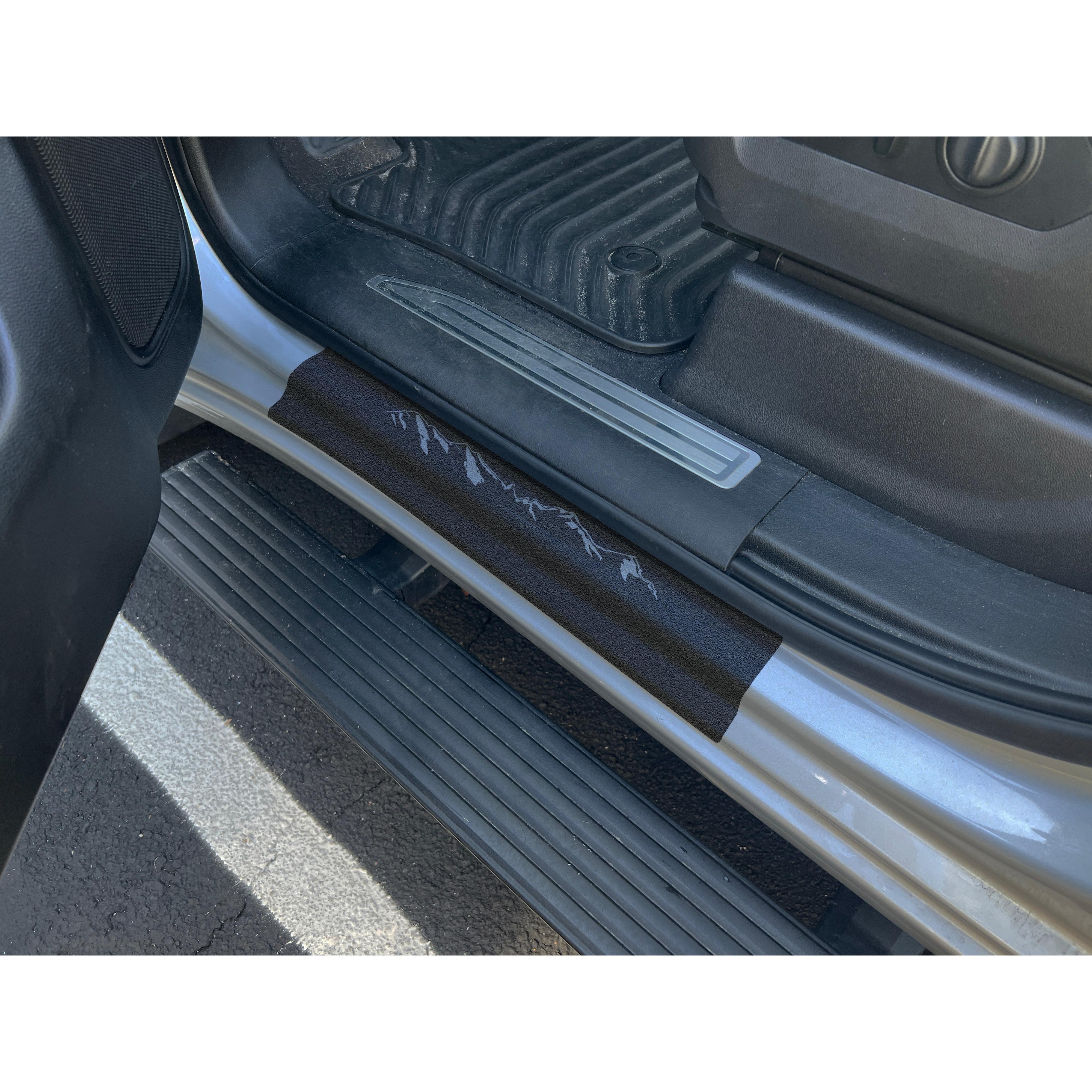 Door Sill Protection Overlays Fits 2014-2026 Chevrolet Silverado + Silverado HD