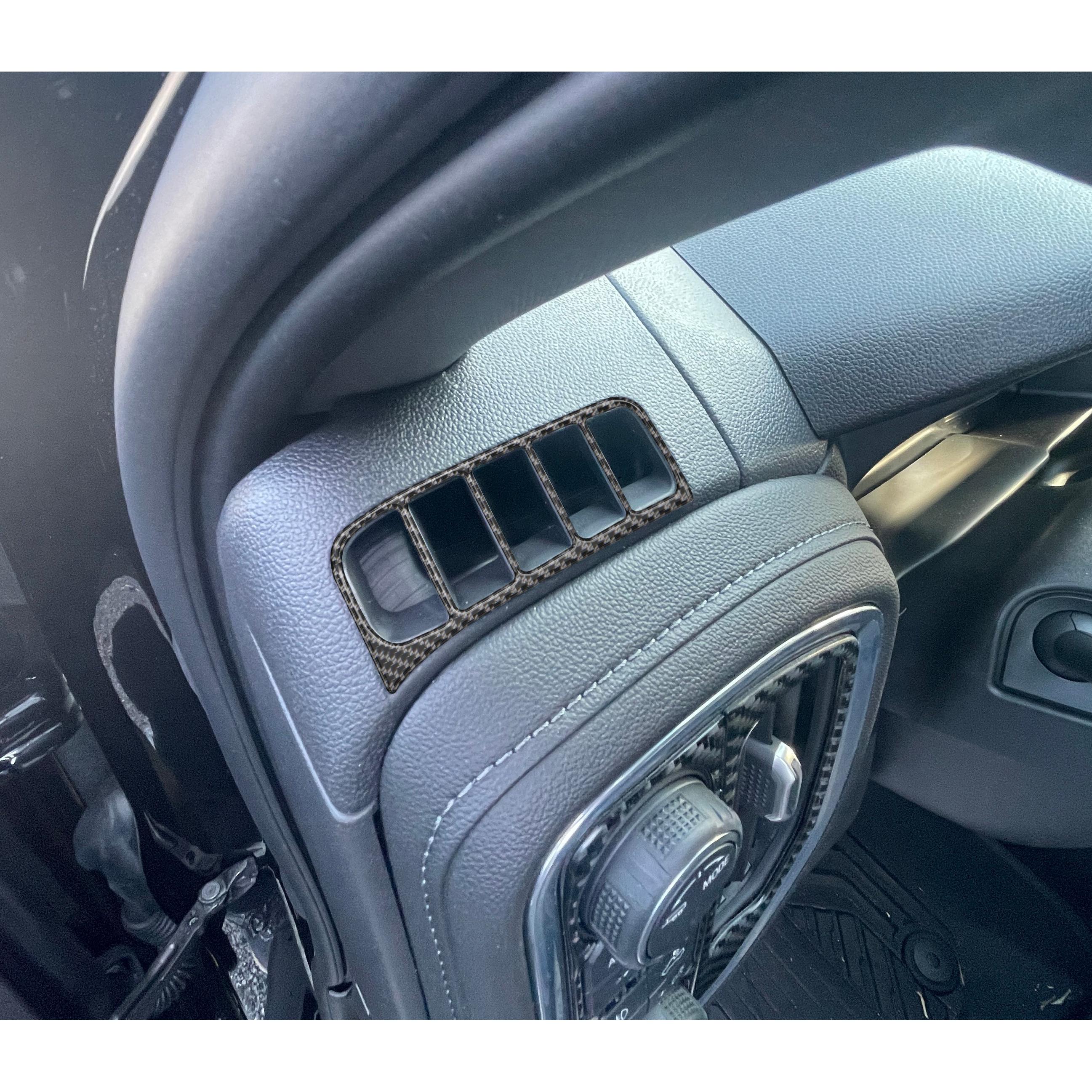 Upper A/C Vent Accent Overlays Fits 2019-2021 Chevrolet Silverado