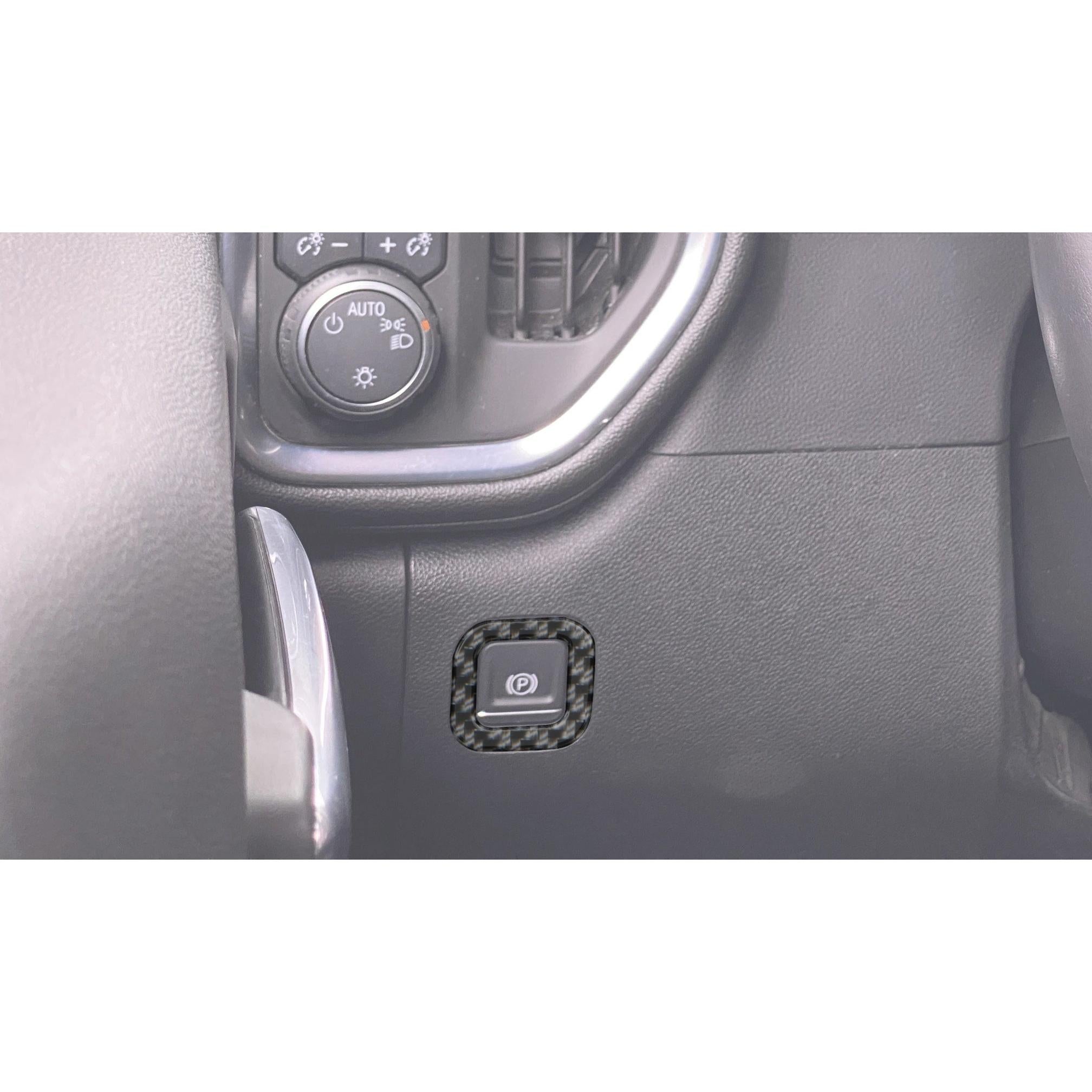 Parking Brake Accent Overlay Fits 2019-2021 Chevrolet Silverado