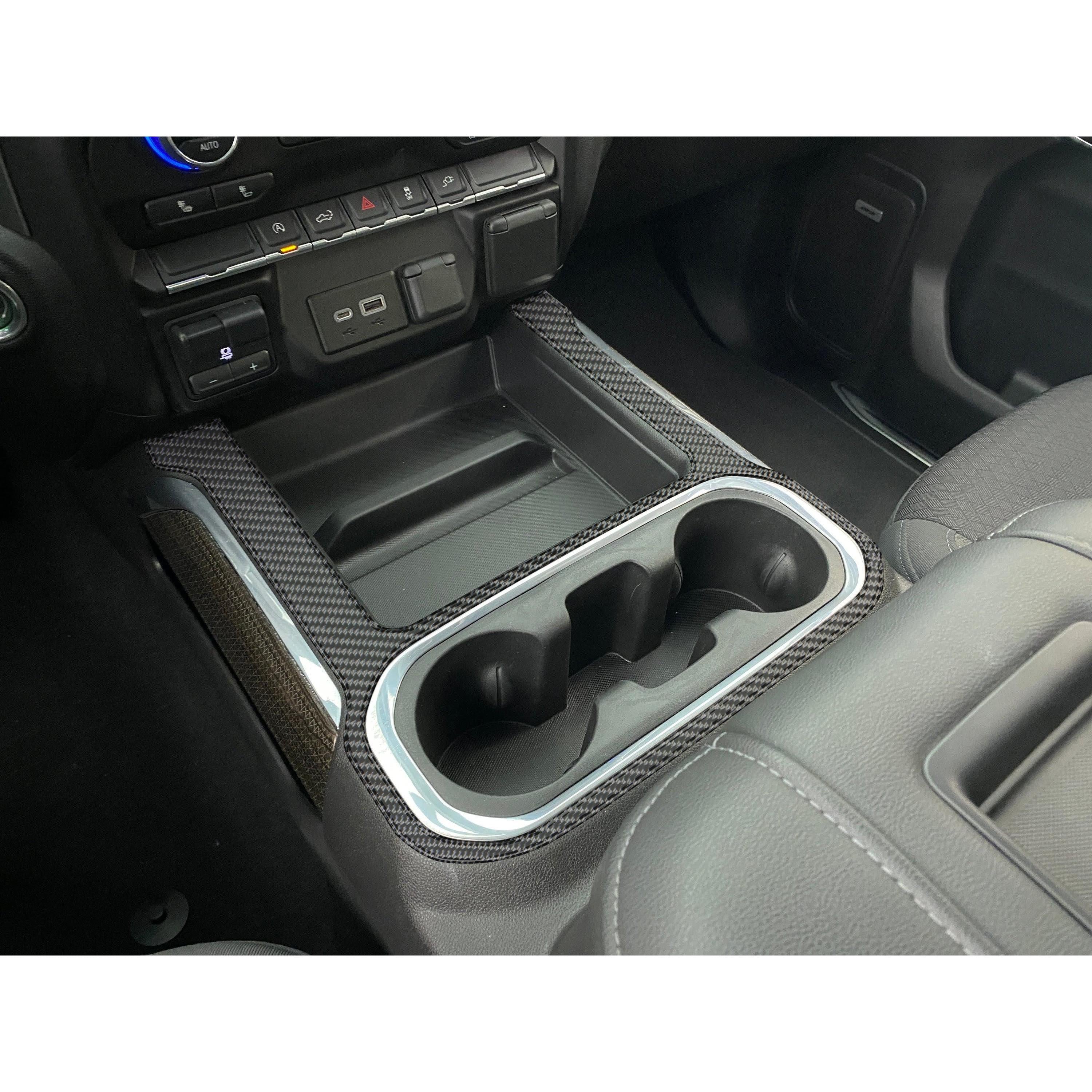 Center Console Accent Overlay Fits 2019-2021 Chevrolet Silverado