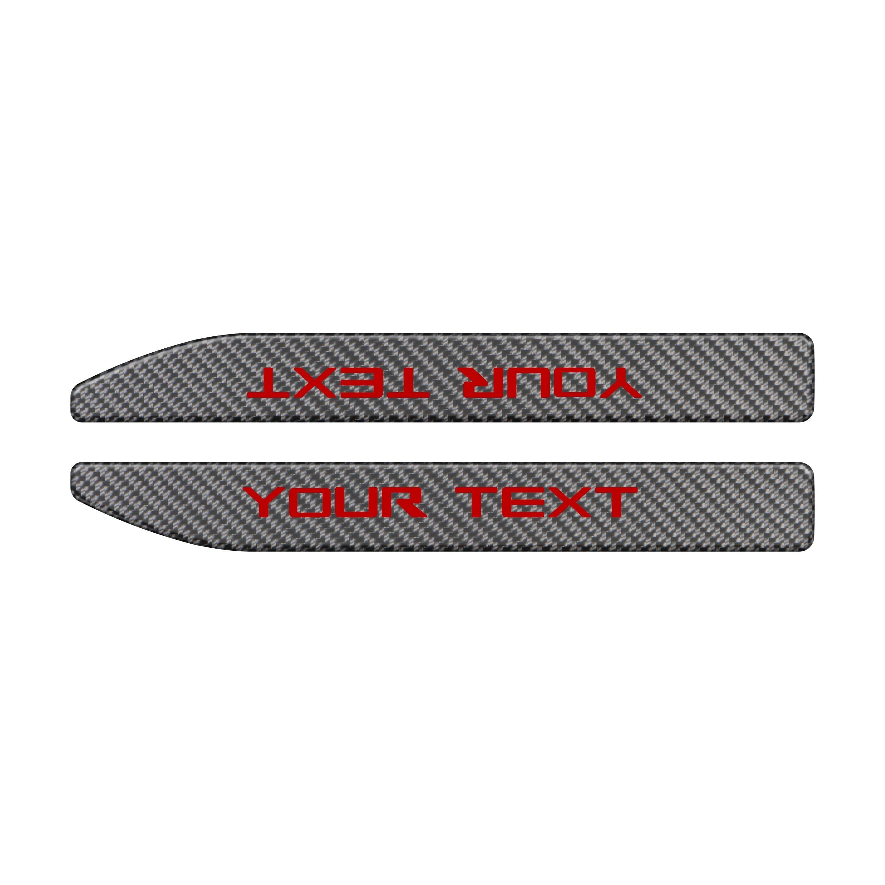 Door Sill Plate Overlays Fits 2019-2026 Chevrolet Silverado