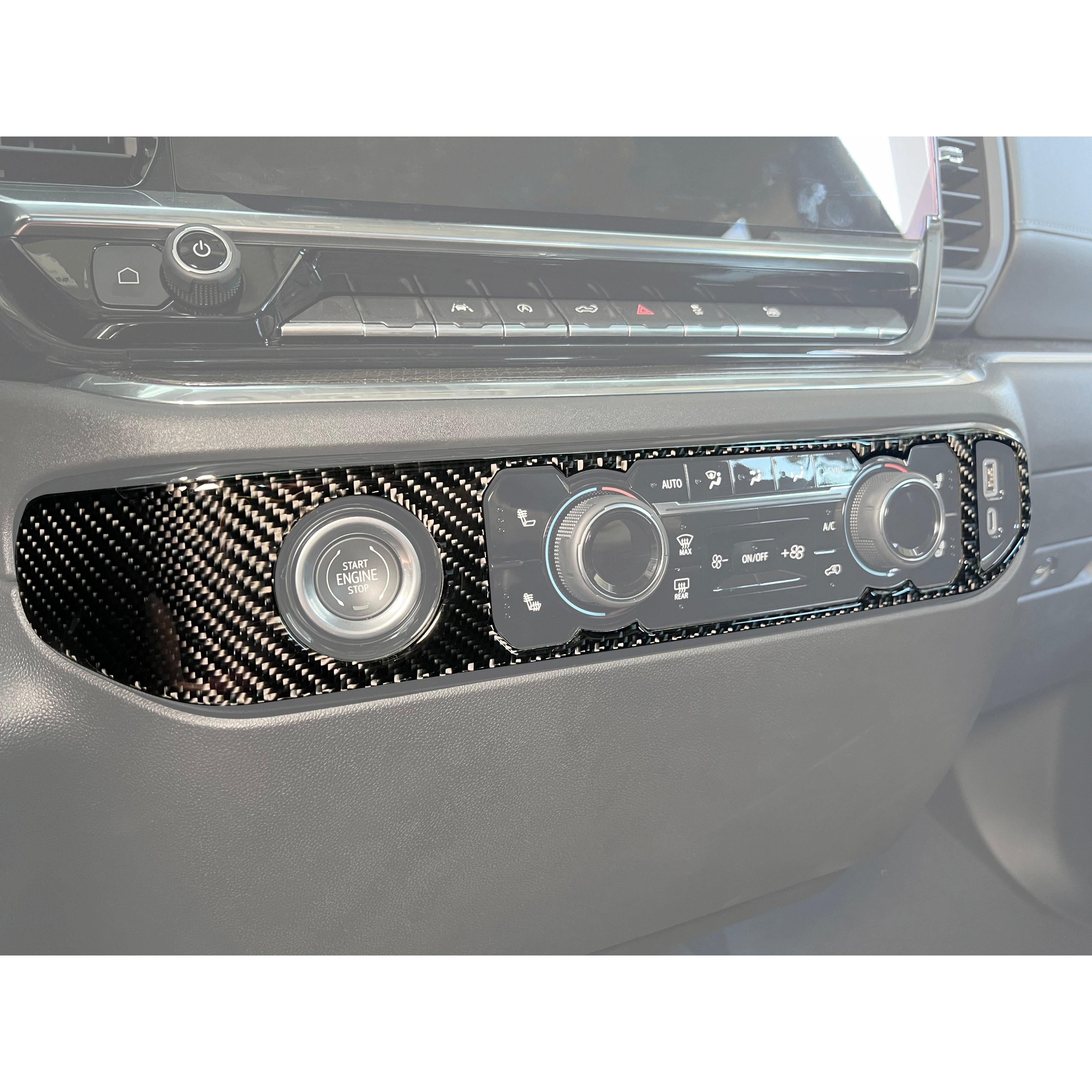 Climate Control Accent Trim Fits 2022-2026 Chevrolet Silverado