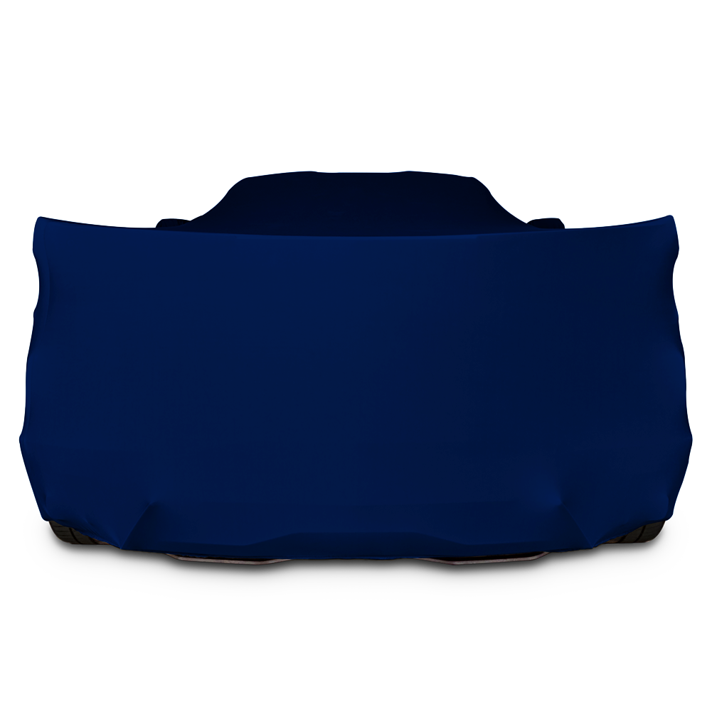 Corvette Ultraguard Stretch Satin Car Cover - Dark Blue - Indoor : C8 Stingray, Z51, Z06-SR1 Performance