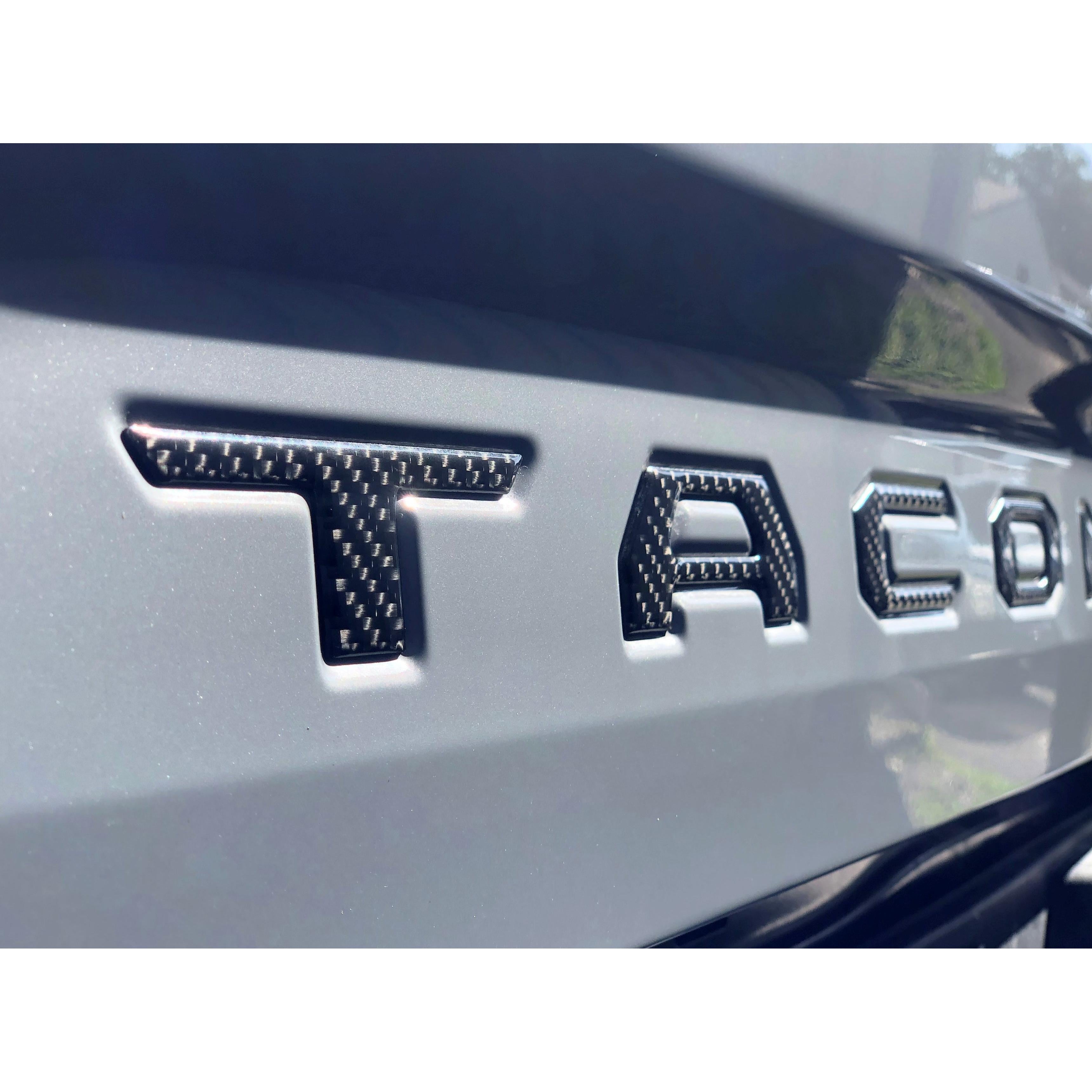 Tailgate Letter Inserts Fits 2016-2023 Toyota Tacoma