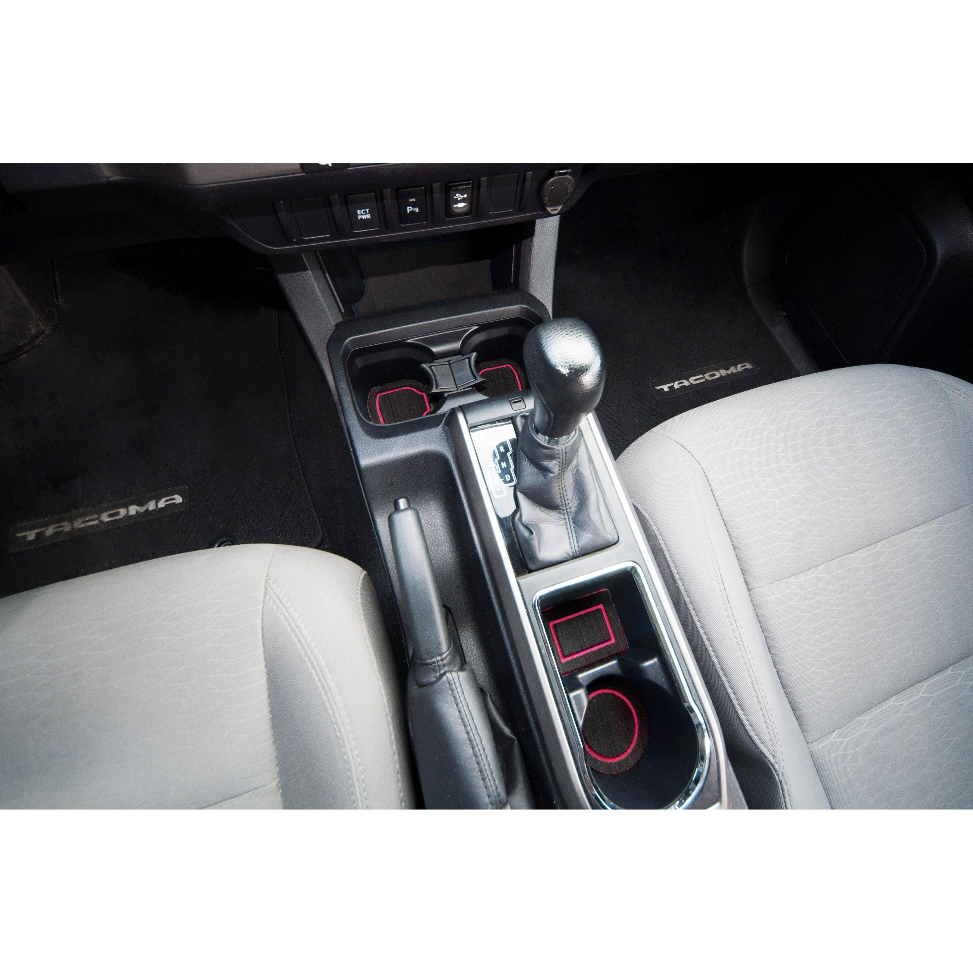 Center Console Cup Holder Inserts Fits 2016-2023 Toyota Tacoma